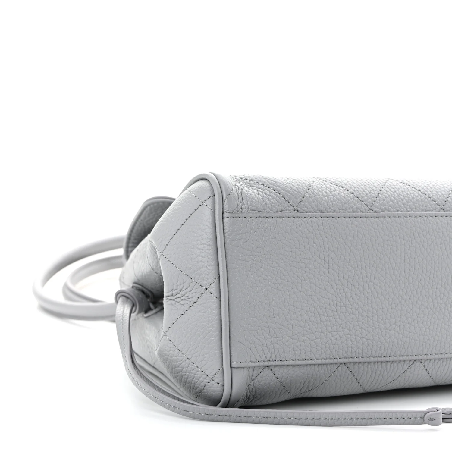 Grained Calfskin Urban Essentials Small Shopping Bag Grey