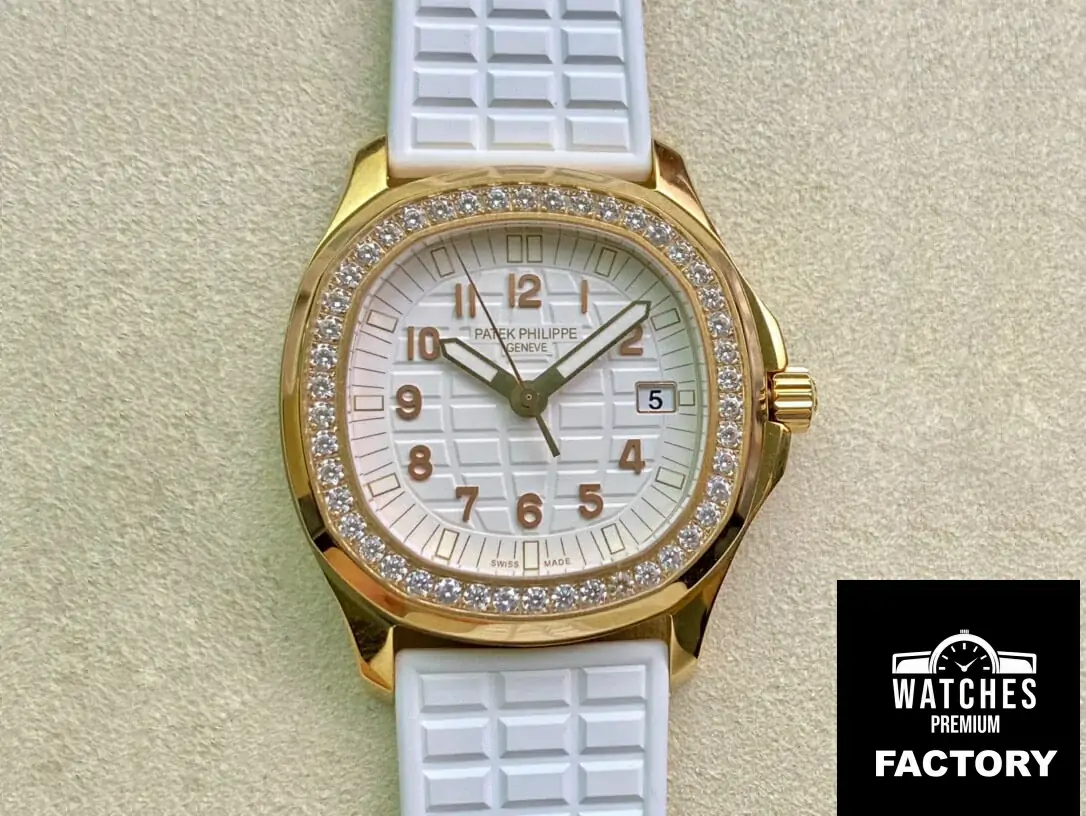 Patek Philippe Aquanaut 5067A Quartz Movement PPF Factory Diamond-Set Bezel