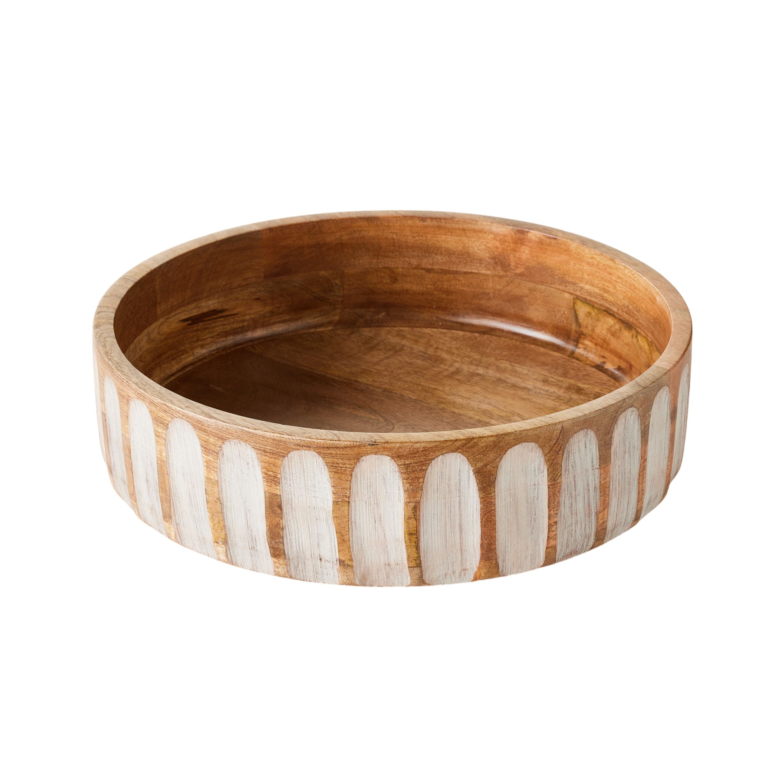 Moana Salad Bowl White 35x35x12cm