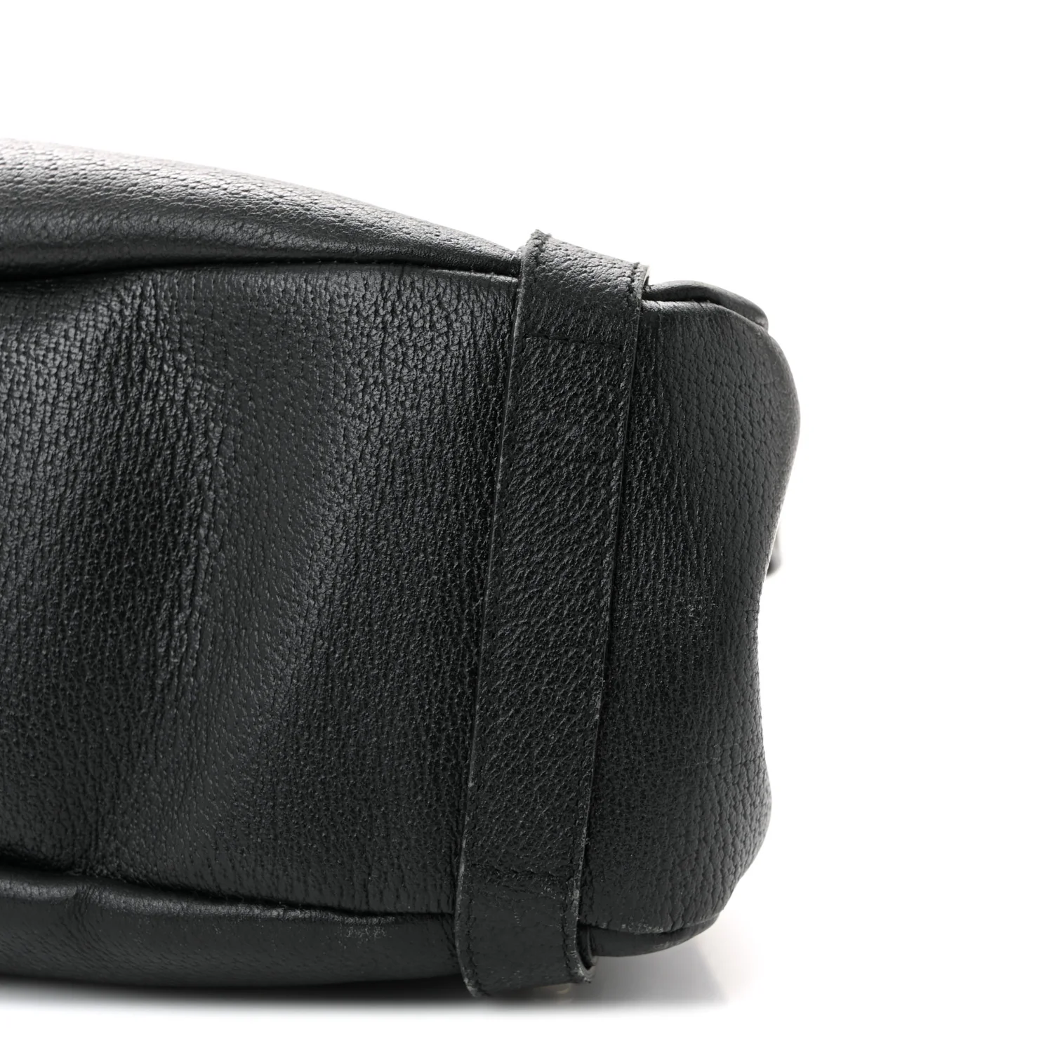 Calfskin Medium Abbey Shoulder Bag Black