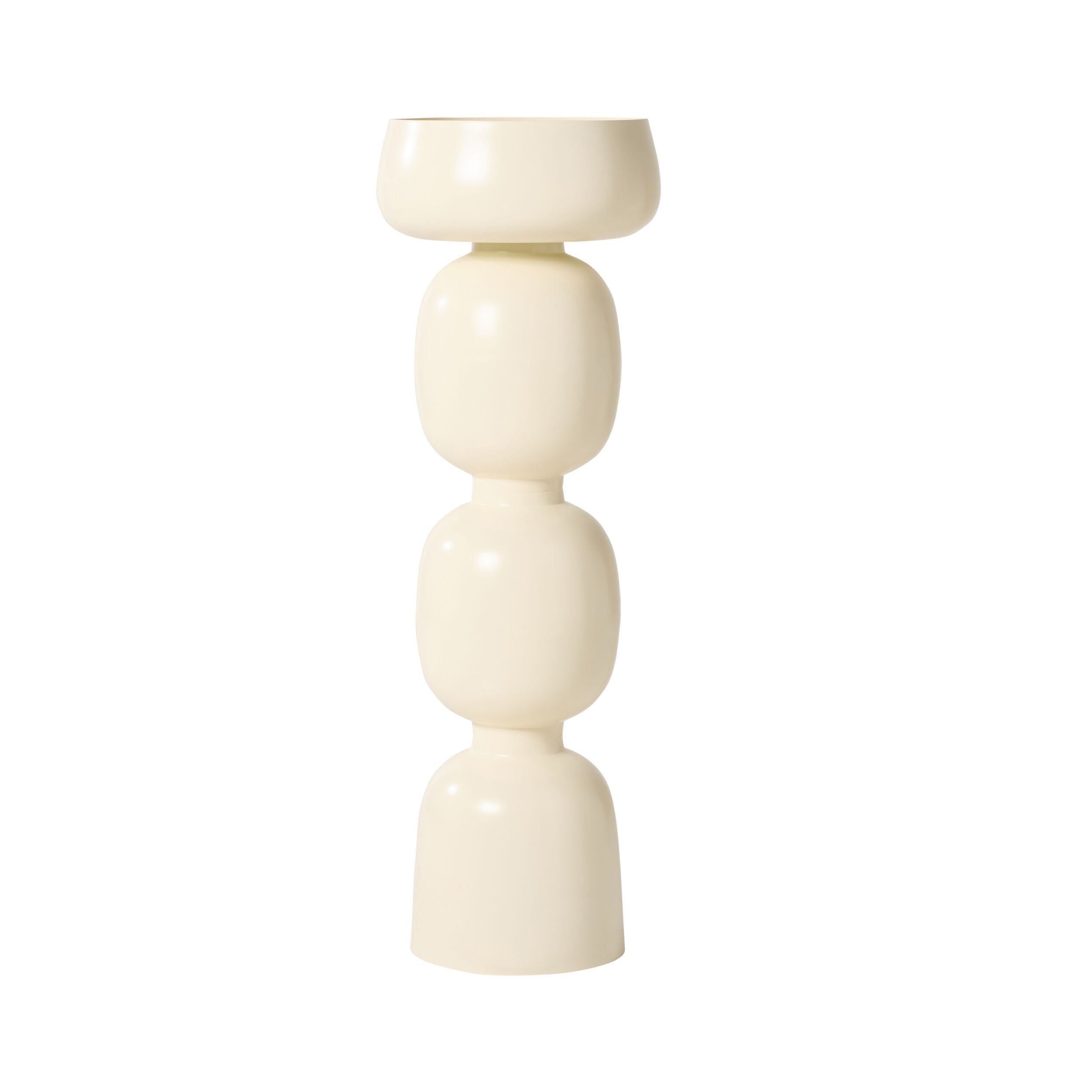 Amarra Pedestal Plant Stand White 101cm