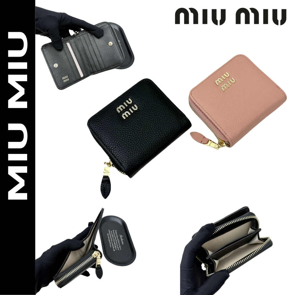 MIUMIU【ミュウミュウ】2色ギフトにも*送料込☆ 小さな中に大きな収納力