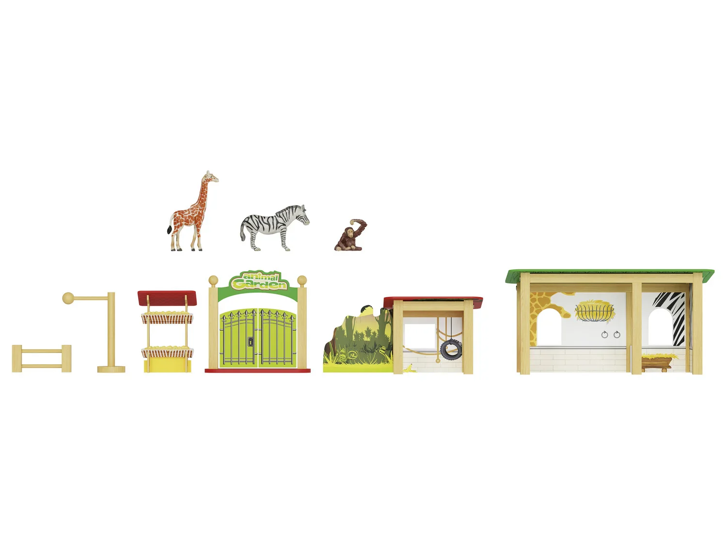 Playtive Set animaux en bois