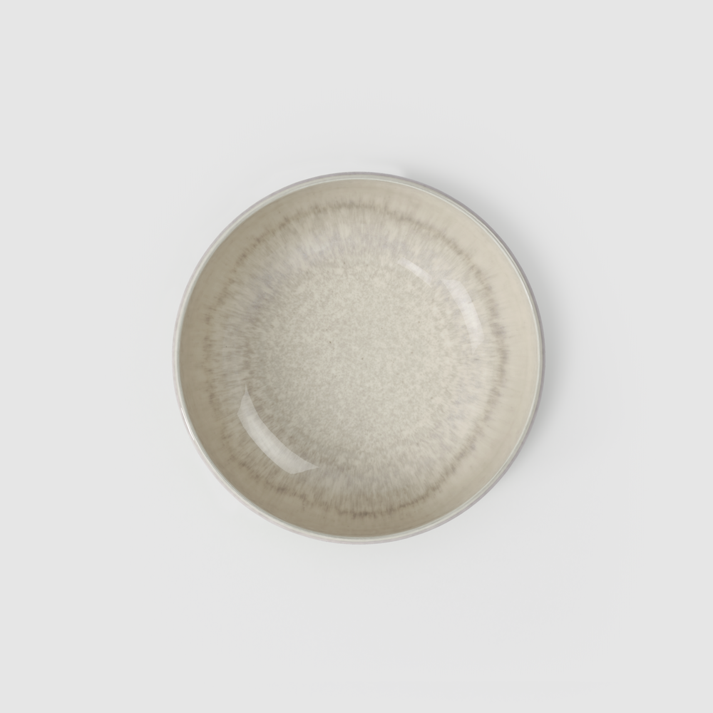 Perlemor Cereal bowl - Beige, 16.6 oz, Premium Porcelain