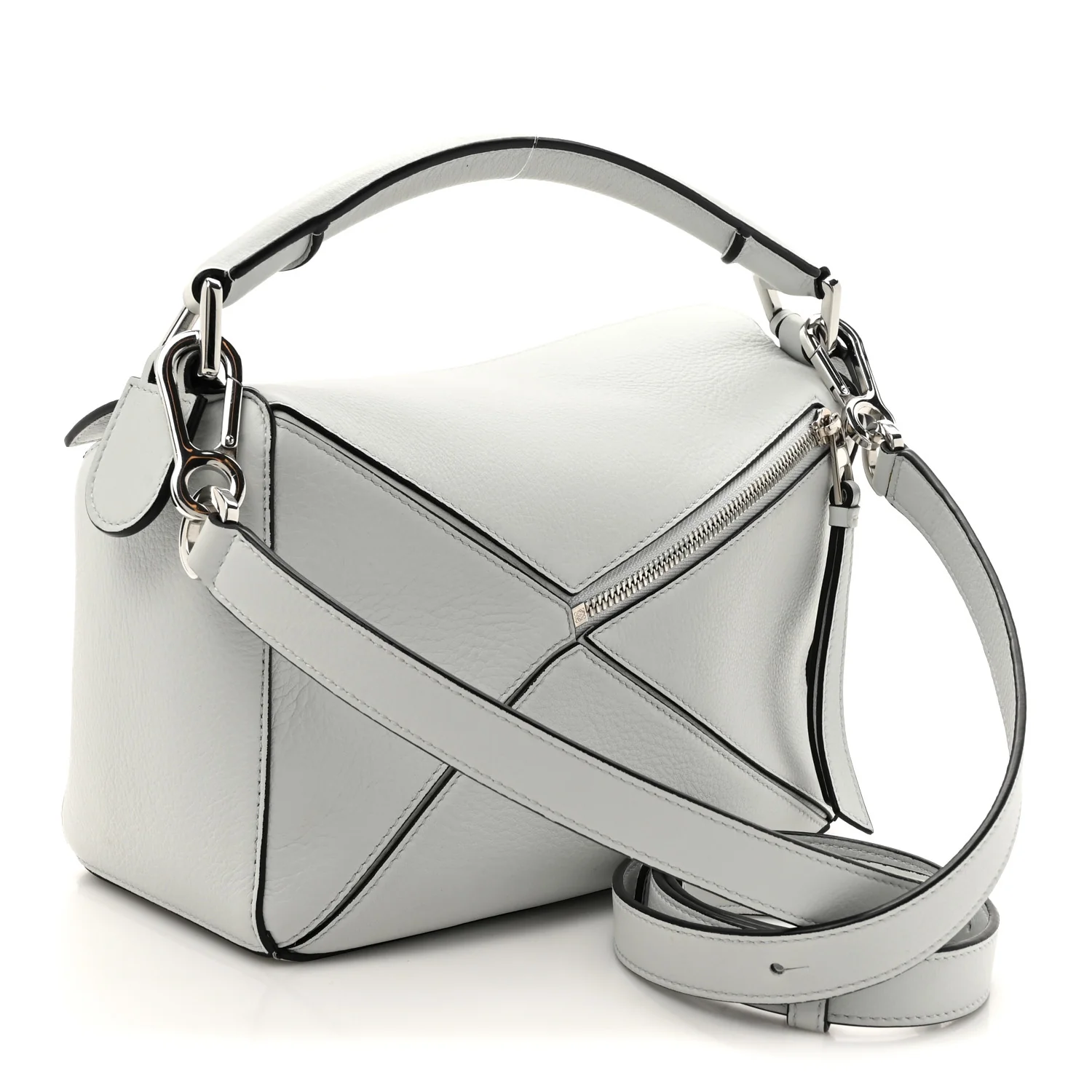Calfskin Small Puzzle Bag Kaolin