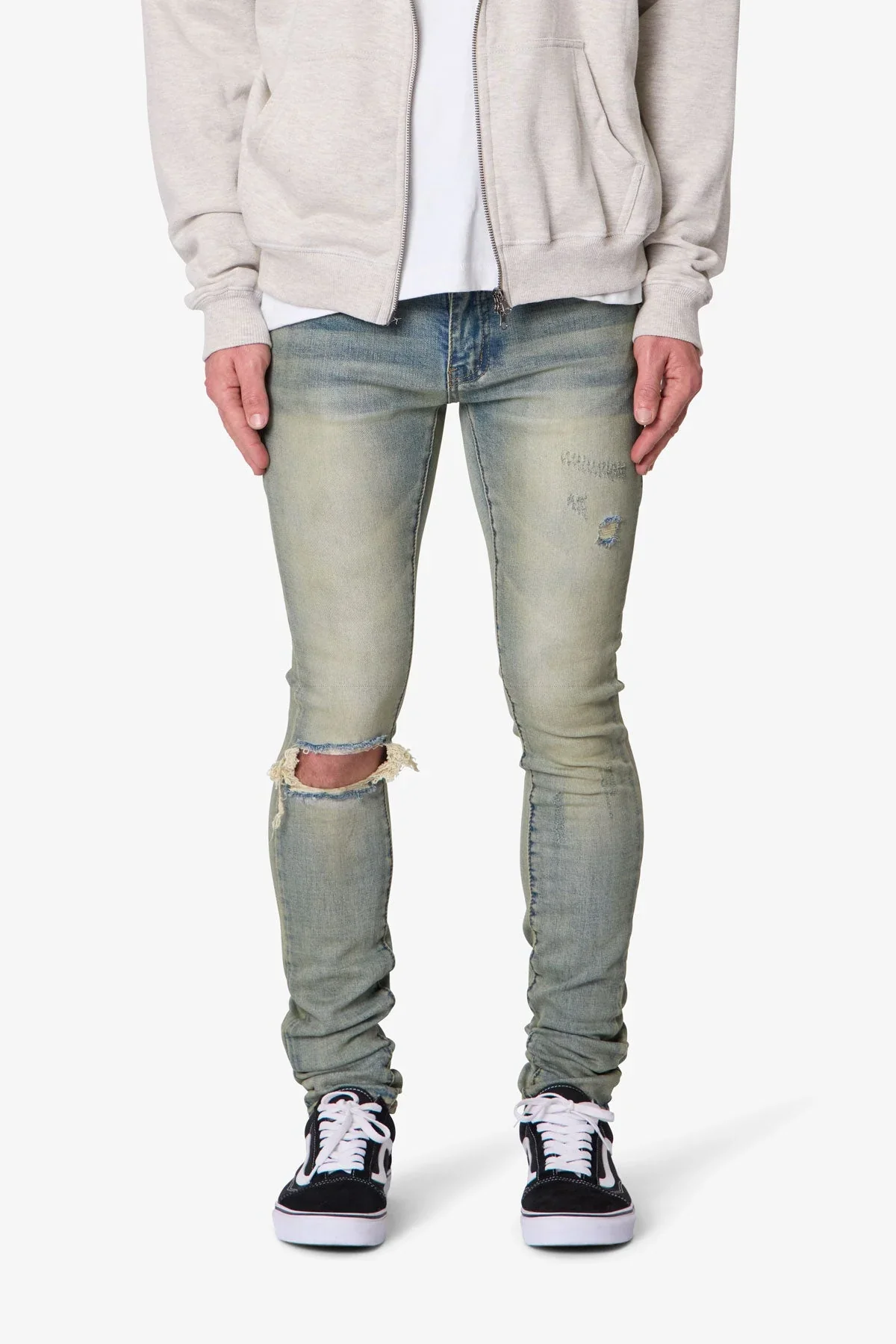 X721 Dusted Skinny Denim - 4th Day Sun Washed Blue