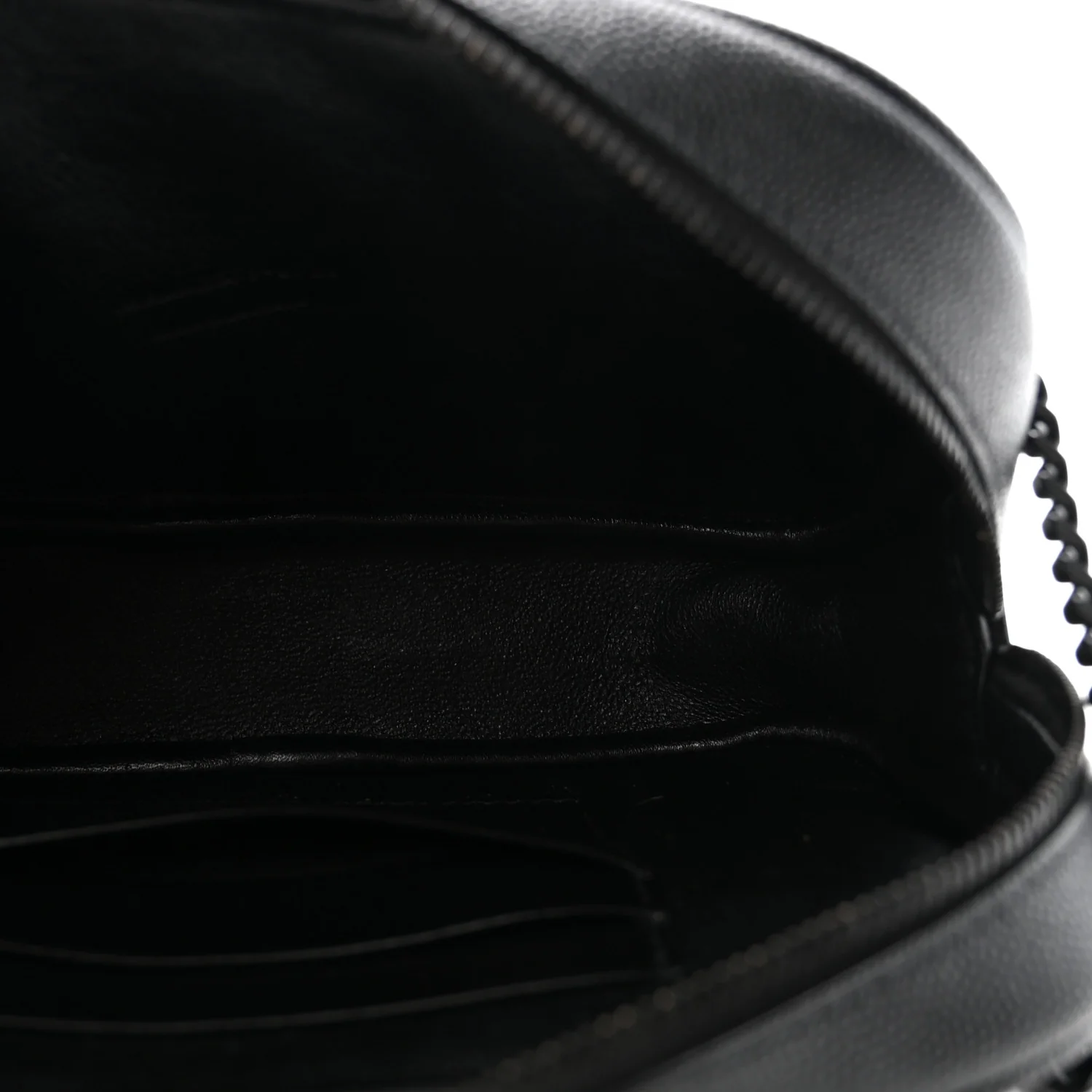 Grain De Poudre Matelasse Monochrome Monogram Mini Lou Camera Bag Black