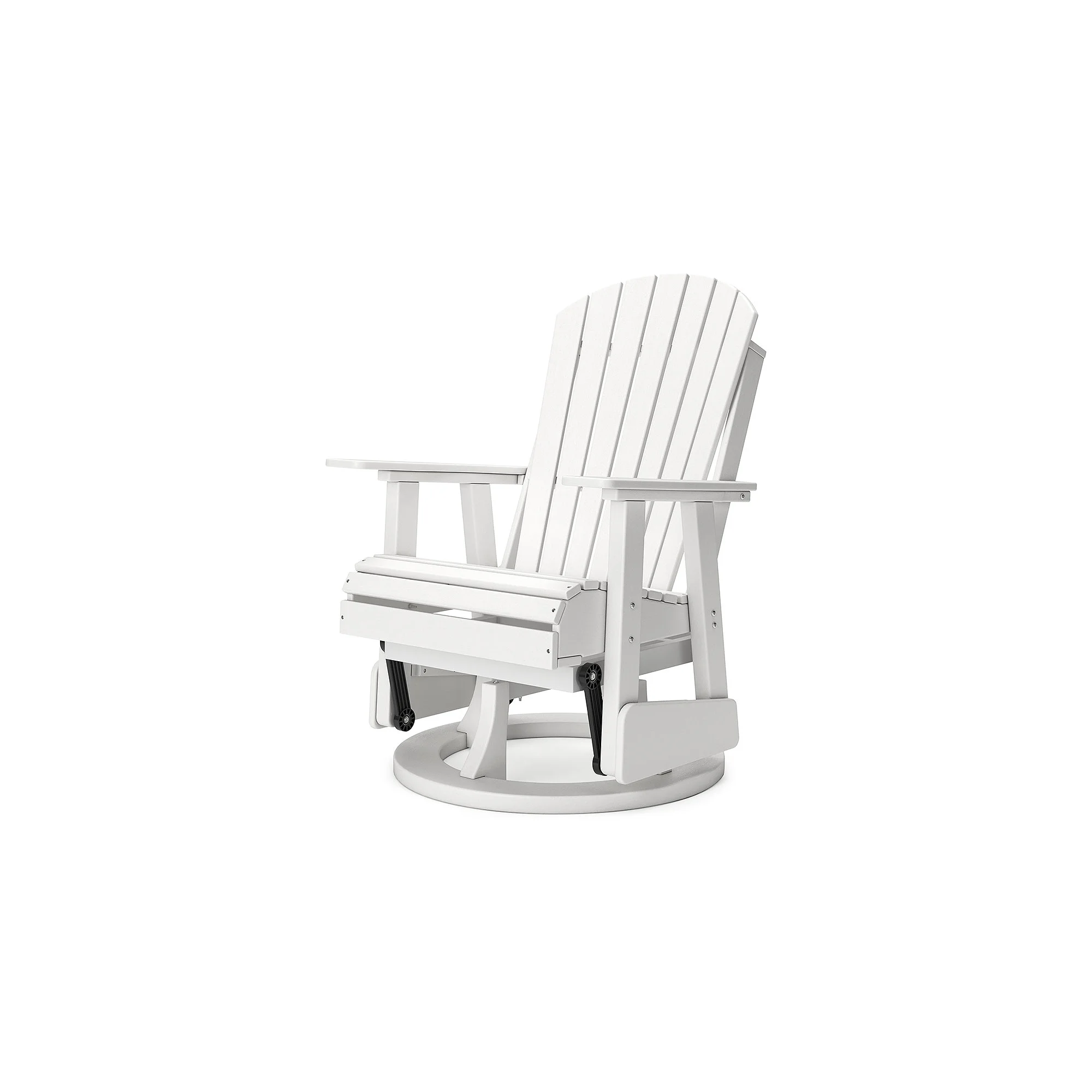 Signature Design by Hyland wave Outdoor Swivel Glider Chair, White(White) - Image 4