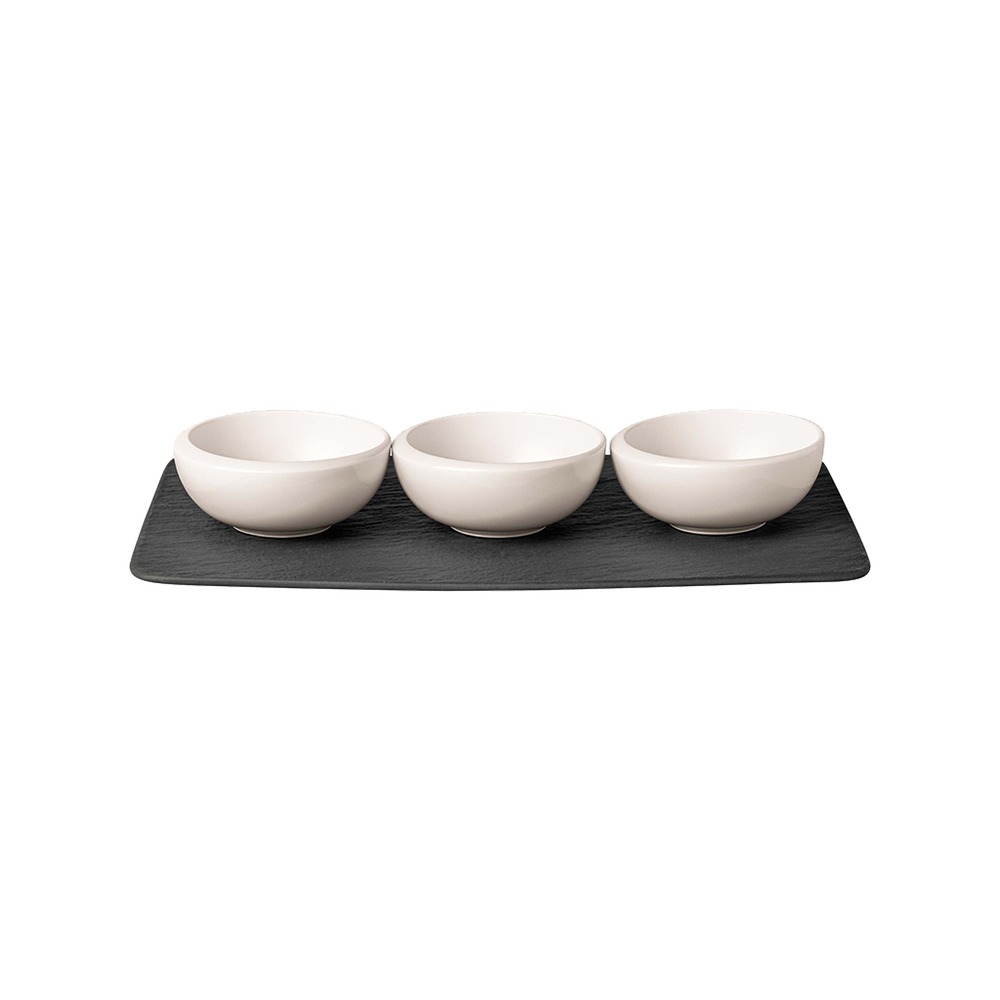 NewMoon Dipping bowl - White, Premium Porcelain