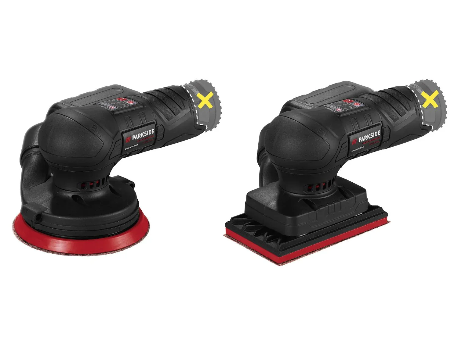 PARKSIDE PERFORMANCE Ponceuse excentrique sans fil ou Ponceuse vibrante sans fil, 12 V