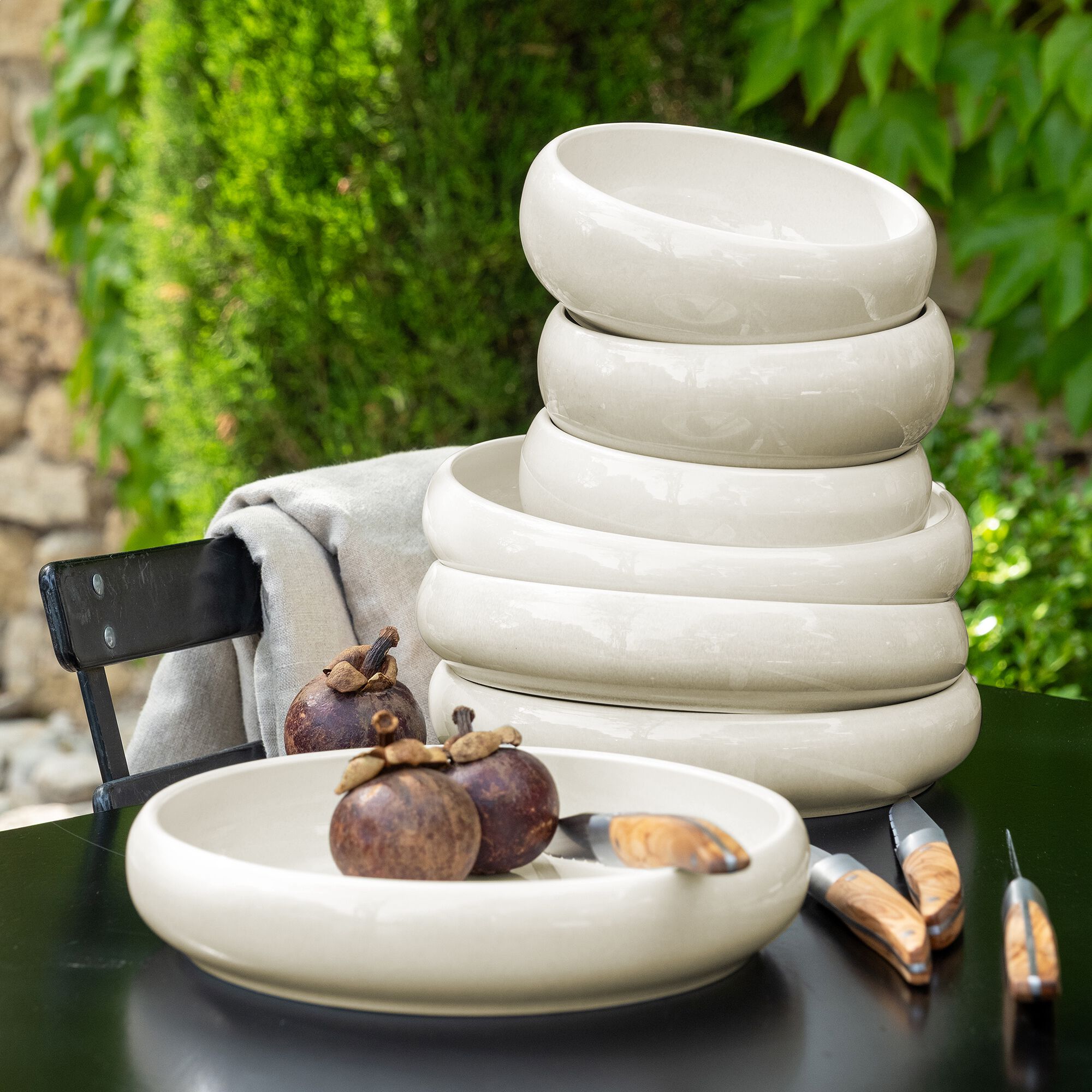 SABLINO - Coupelle en grès D16,5cm - beige sable