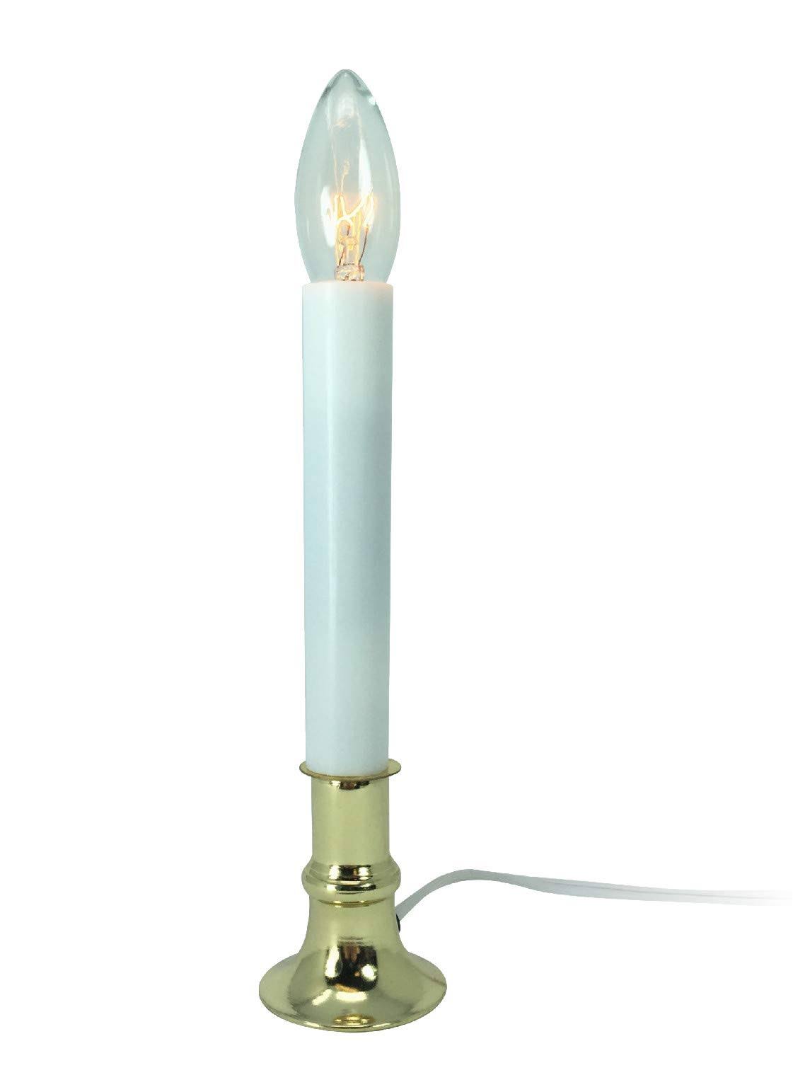 Electric Sensor Window Candle - on at Dusk/Off at Dawn 7 Watt Bulb