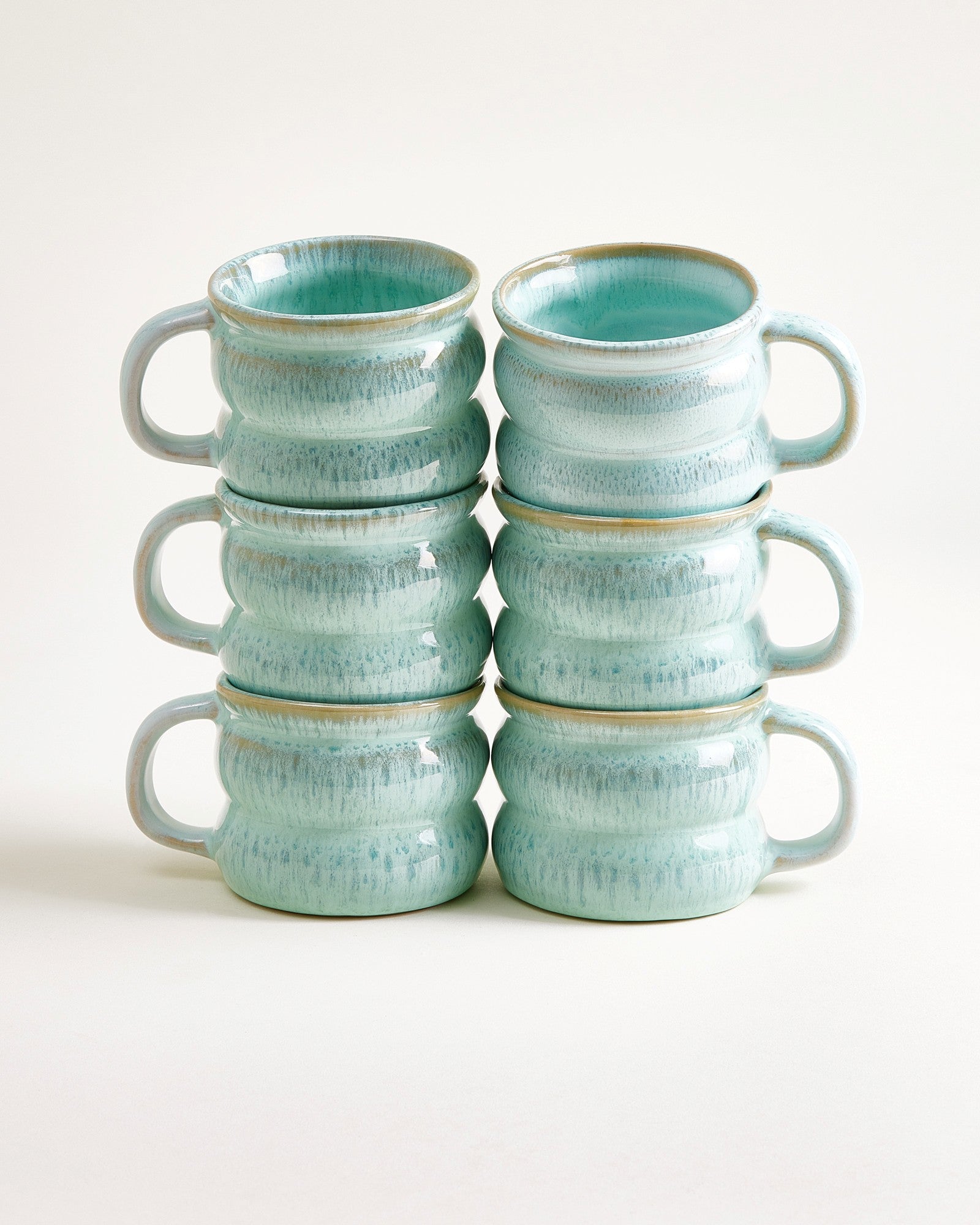 OMBRA - SMALL MUG BUBBLE MINT SET OF 6