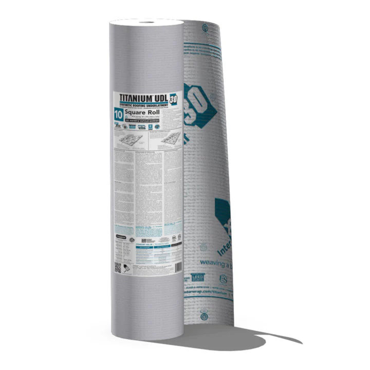 Titanium UDL-30 Surefoot Synthetic Roofing Underlayment Roll, 10 Squares (48 in. x 250 ft)
