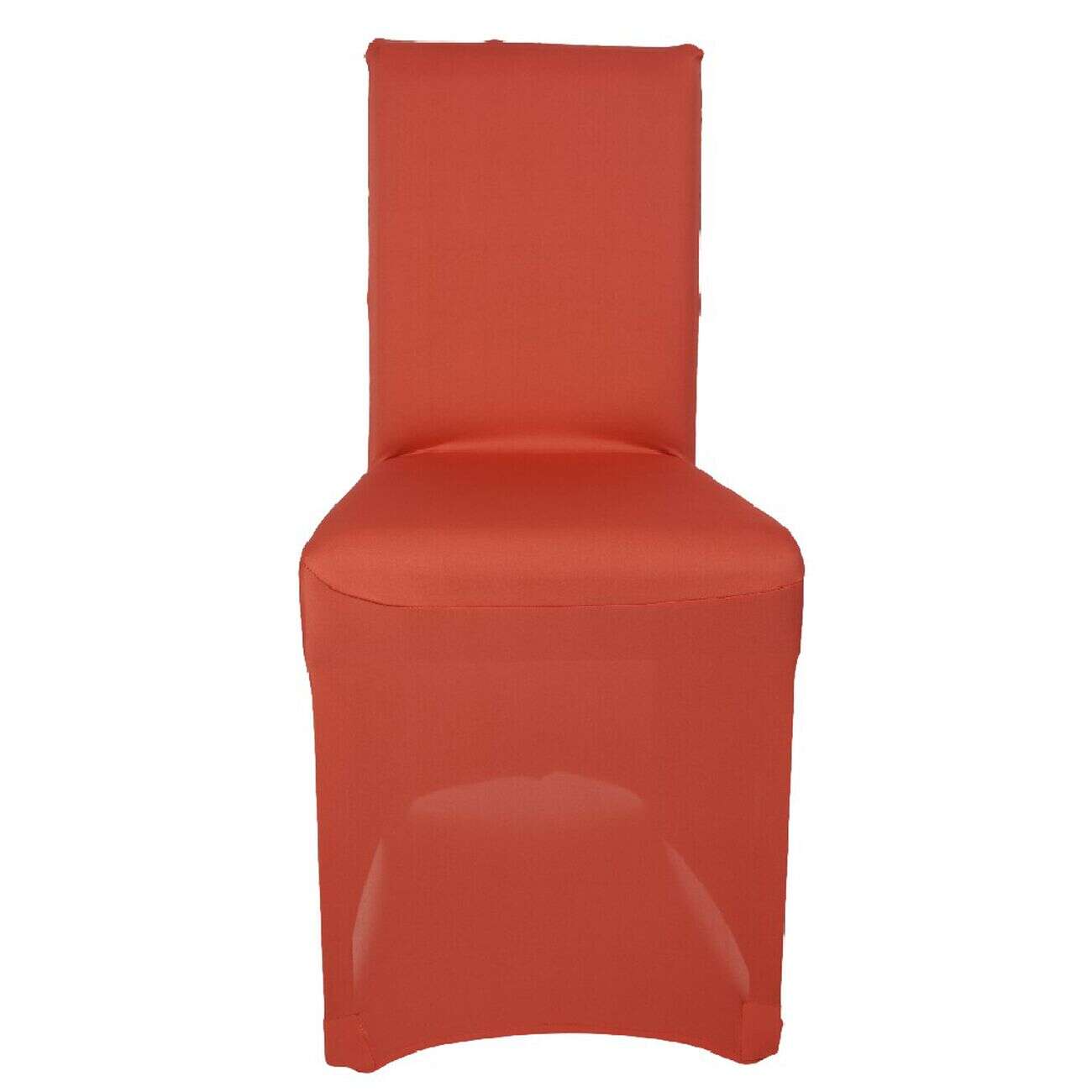 Housse de chaise uni rouge