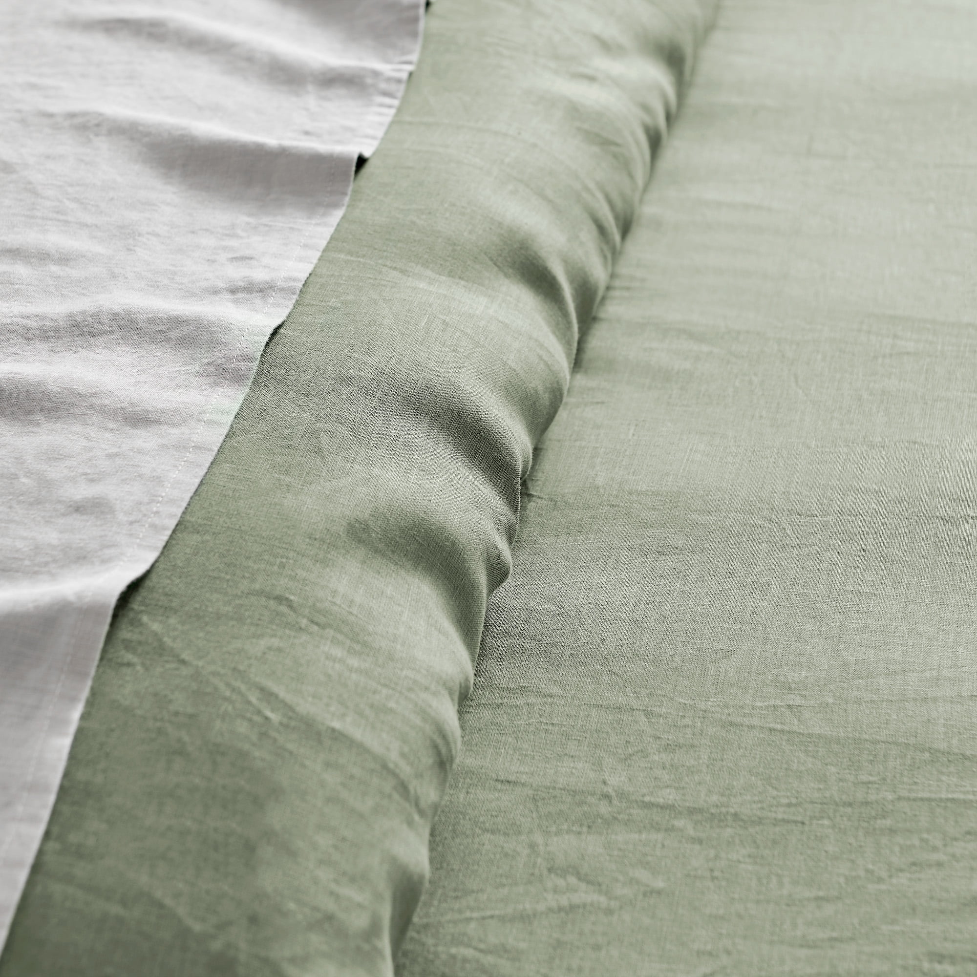 Levtex Home - 100% Linen - Queen Duvet Cover - Washed Linen - Cocoa - Duvet Cover Size (90x94in.)(Full/Queen/Cocoa)