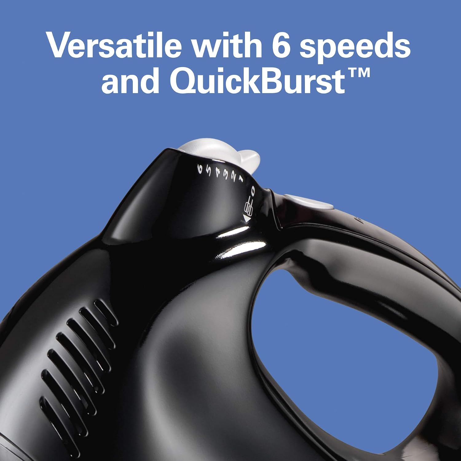 Hamilton Beach Power Deluxe 6-Speed Electric Hand Mixer With QuickBurst