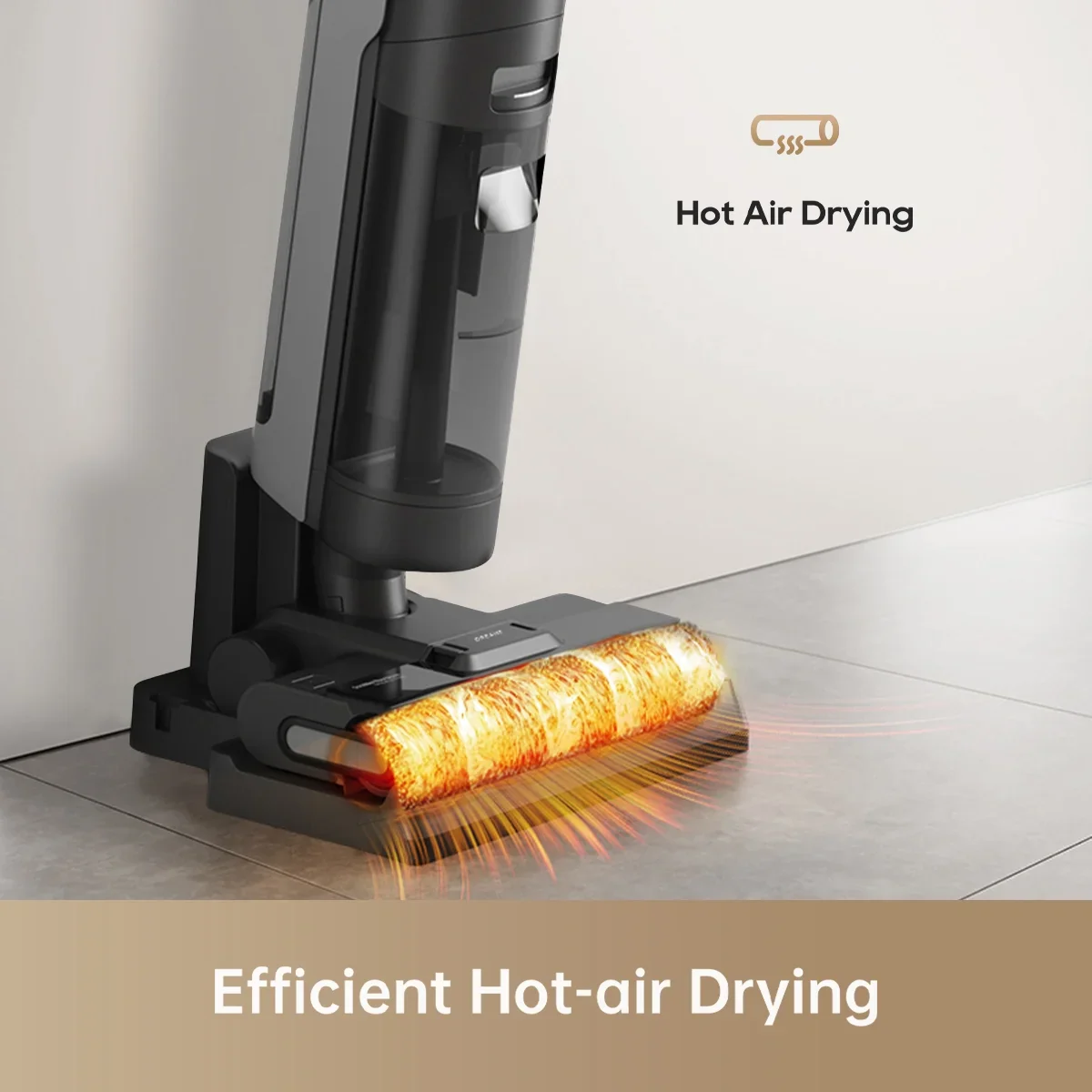 Dreame Cordless Wet/Dry Vacuum Cleaner, Dual-Edge Brushes, 600ml water tank, Self-Propulsion, K20