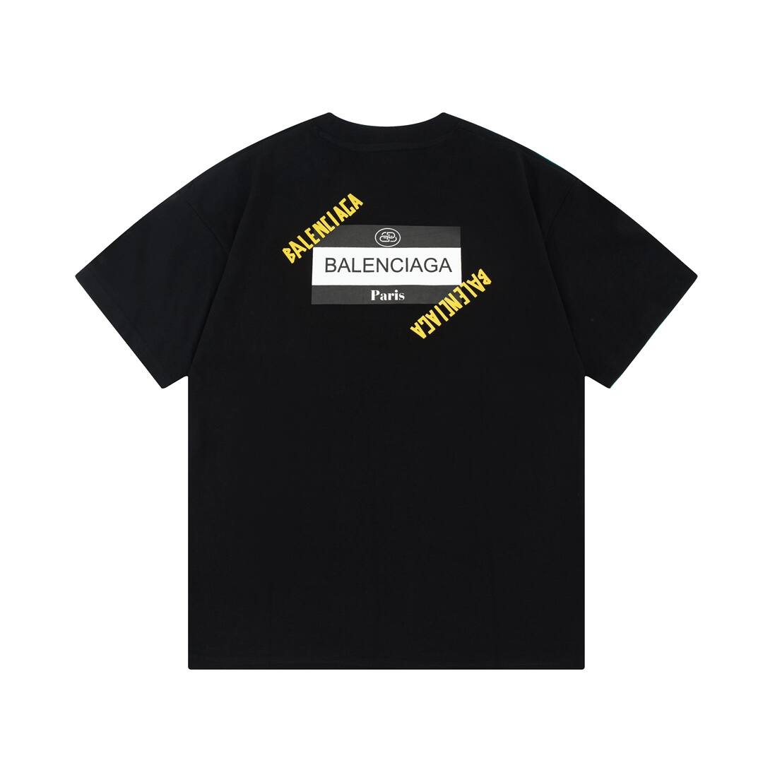 【BALENCIAGA】（バレンシアガ ）半袖 男女兼用半袖Tシャツ