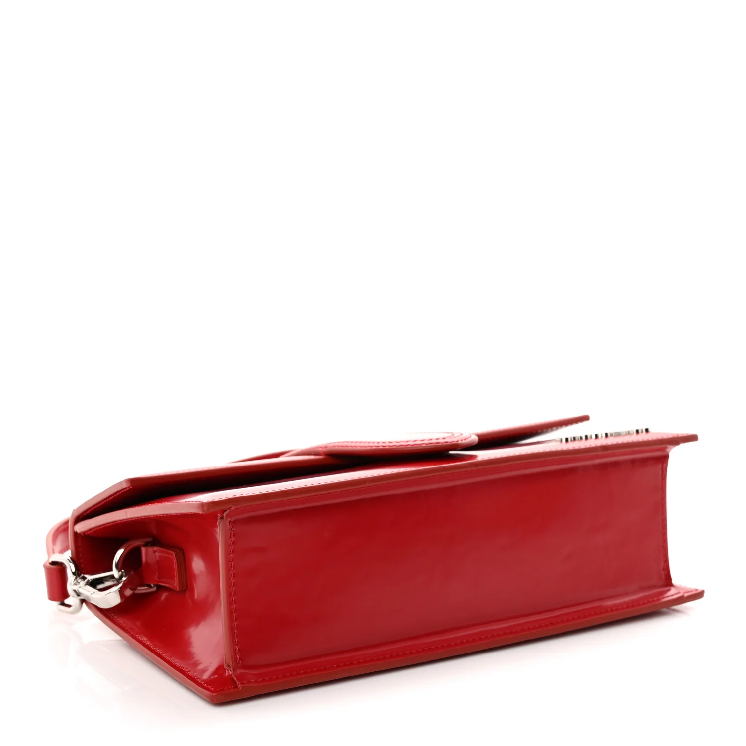 Glazed Calfskin Le Grand Bambino Red