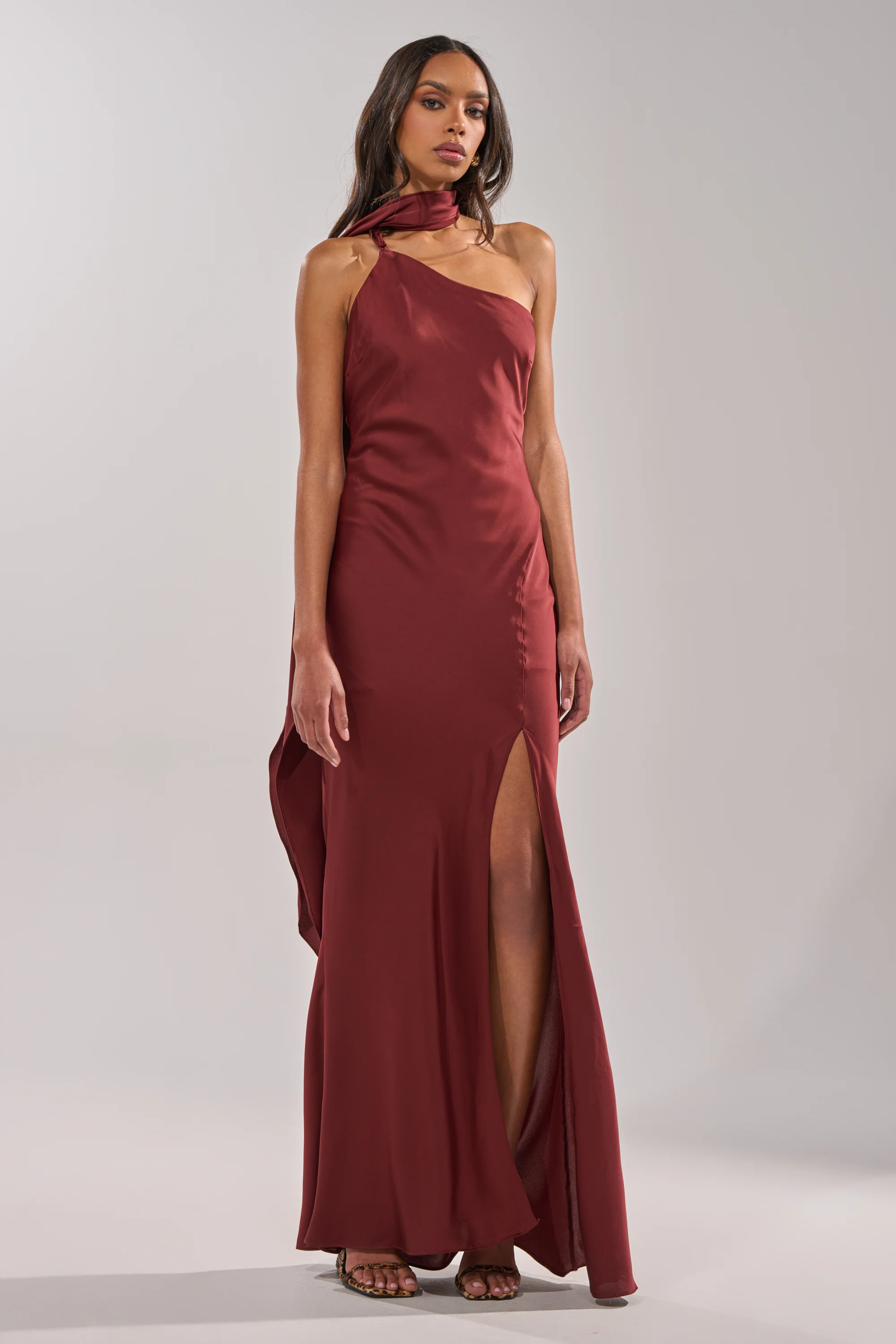 RSVP READY SATIN MAXI DRESS - Akira Store