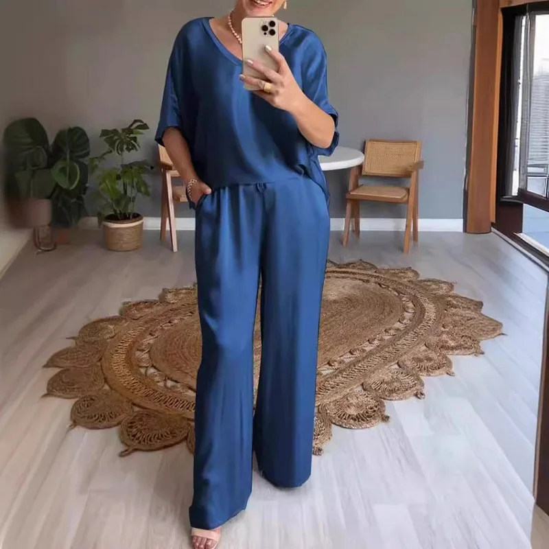 Sophie Paris I Pantalon large à taille moyenne
