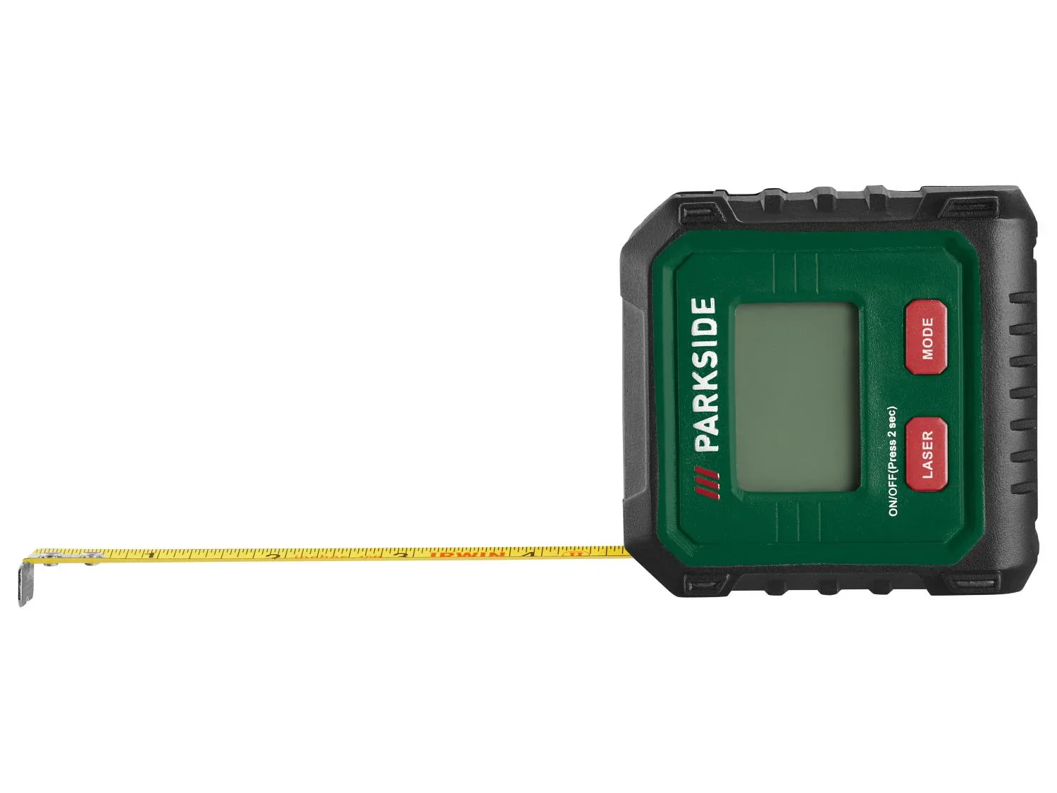 PARKSIDE Tlmtre laser avec mtre ruban PLMB C3, rouge, 50 m