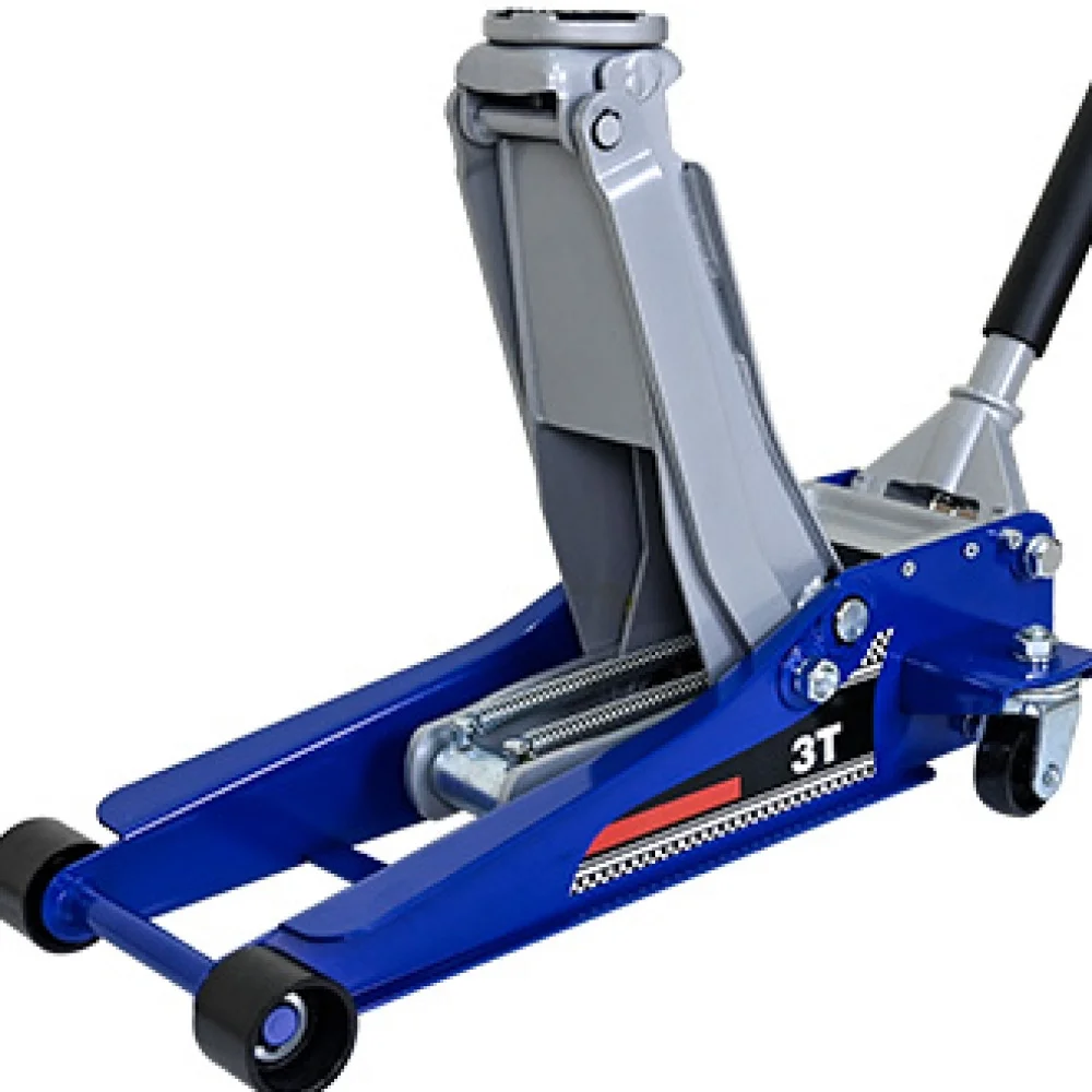 Low-Position Steel Vehicle Floor-mounted Hydraulic Jack with Dual-piston Quick-lift Pump, 3-Ton(6,600 lb.) Capacity. - Image 9