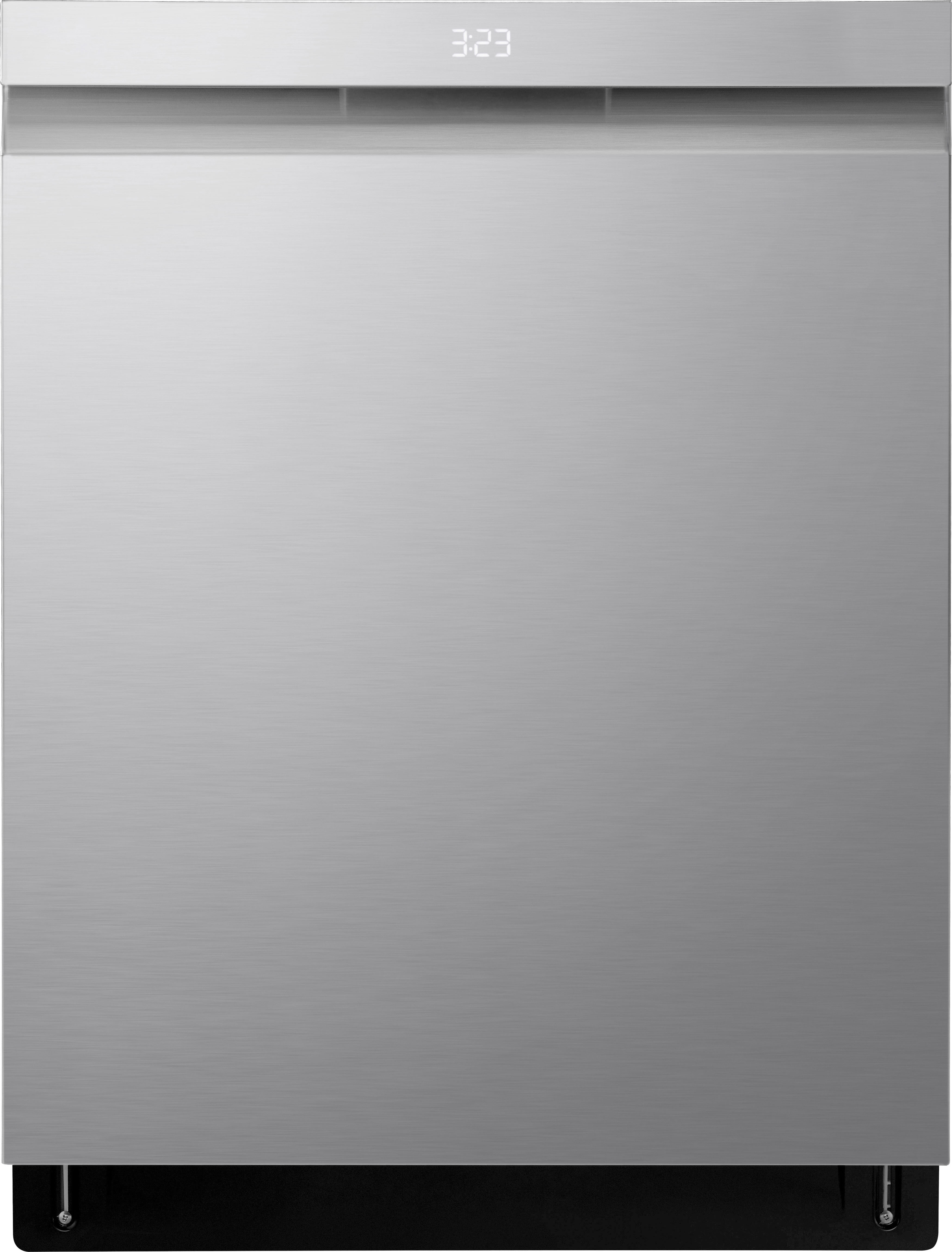Lave-vaisselle encastrable intelligent 24″ à commandes supérieures avec cuve en acier inoxydable, 3e panier, QuadWash Pro et 42 dBA – Acier inoxydable