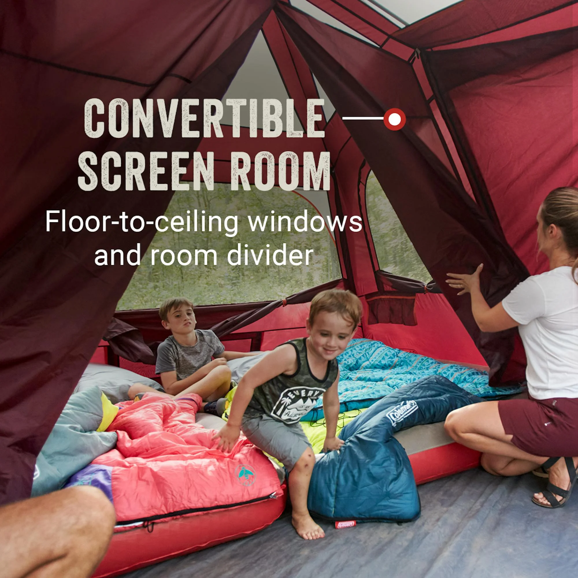 Skylodge? 8-Person Instant Camping Tent, Blackberry(8 Person) - Image 4