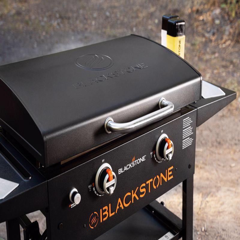 2-Burner Liquid Propane Outdoor Griddle with Hood