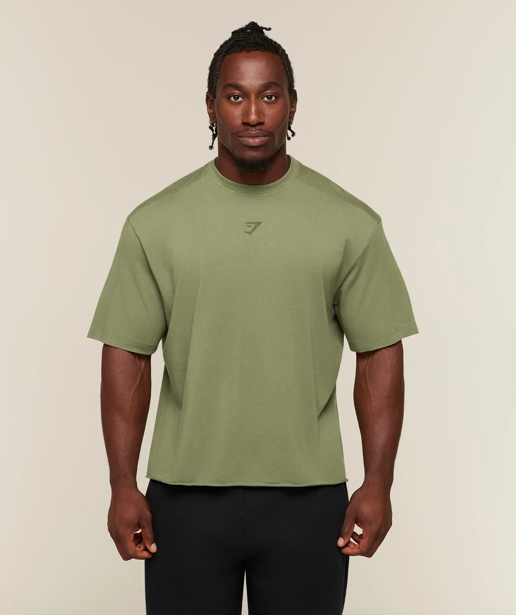 Power Washed Oversized T-Shirt - Grounded Green/Wash