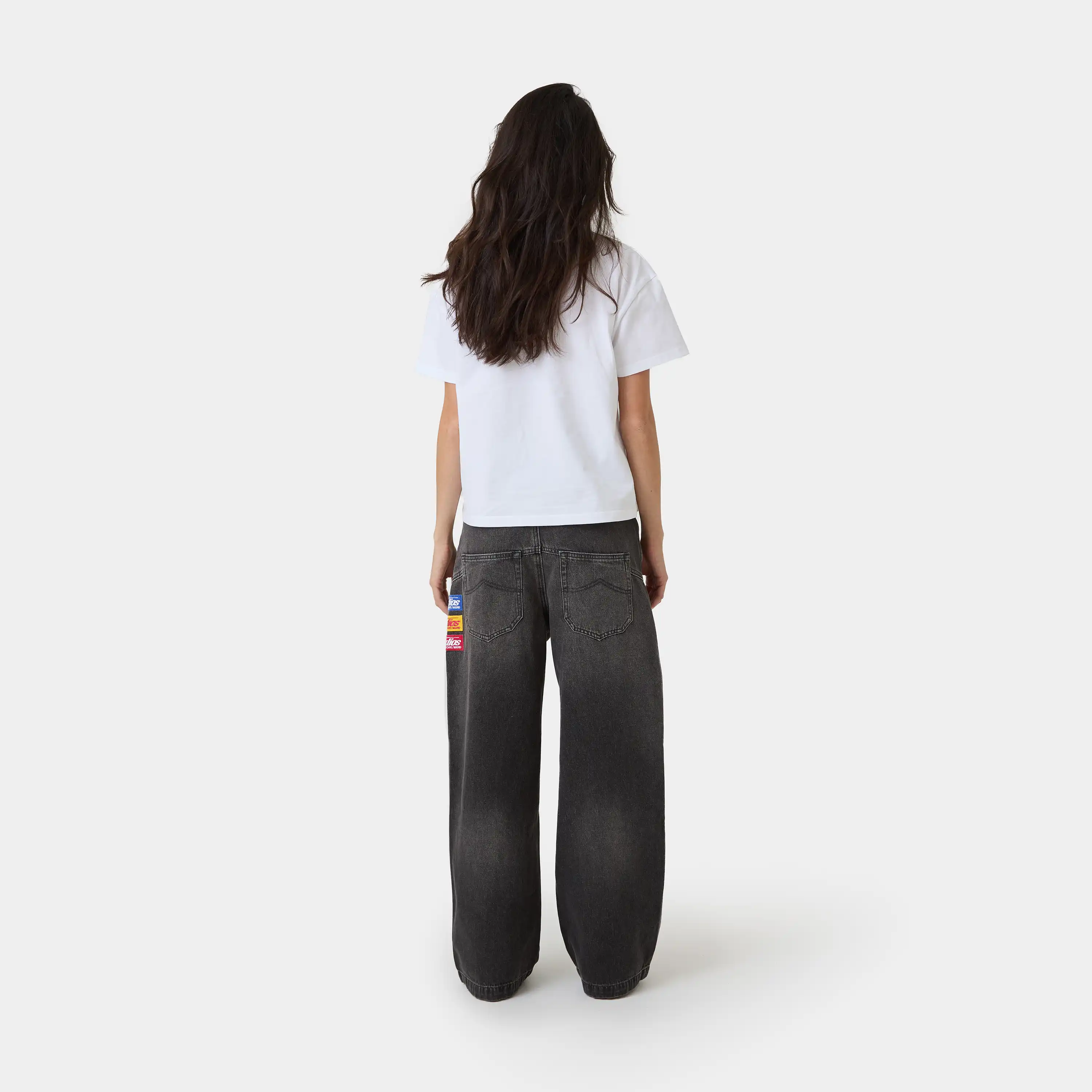 Rough Shadow Denim Pants