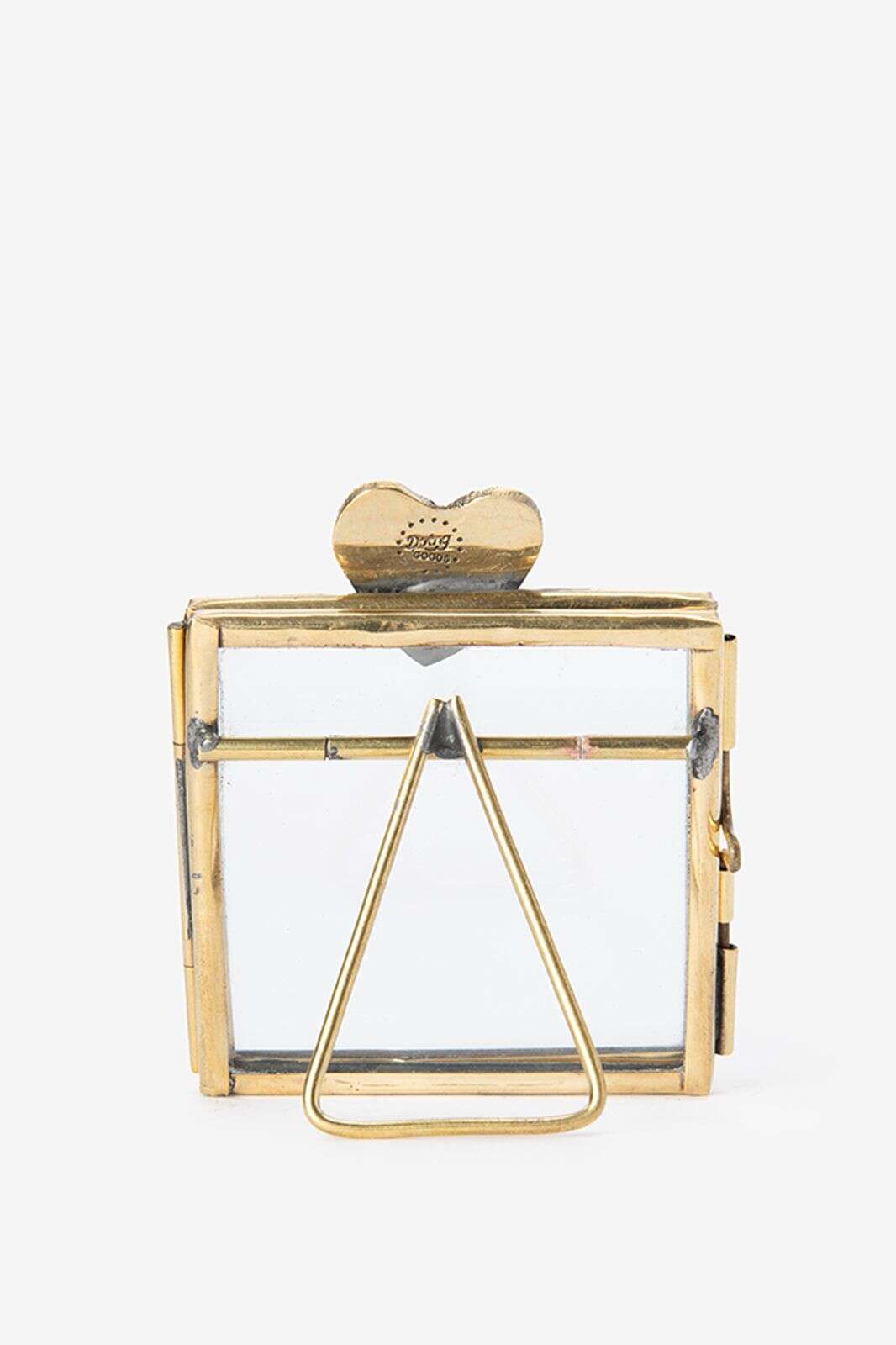 Doing Goods goudkleurig fotolijstje met hart