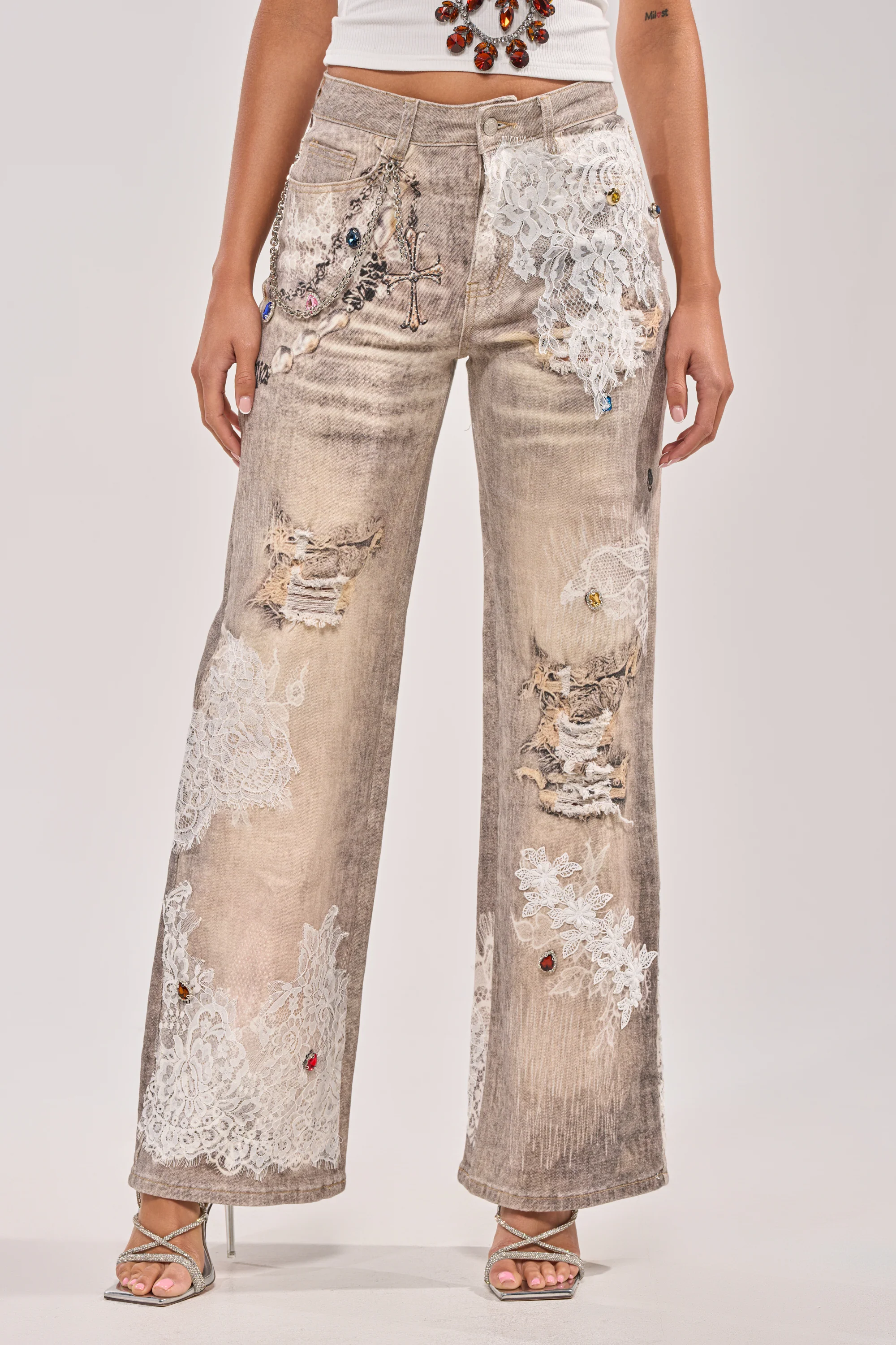 DONT MESS WITH ME RELAXED DENIM - Akira Store