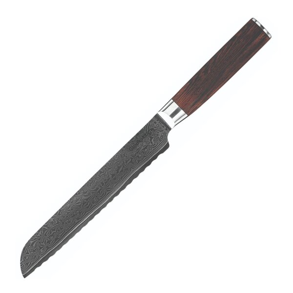 Damascus brødkniv 30 cm