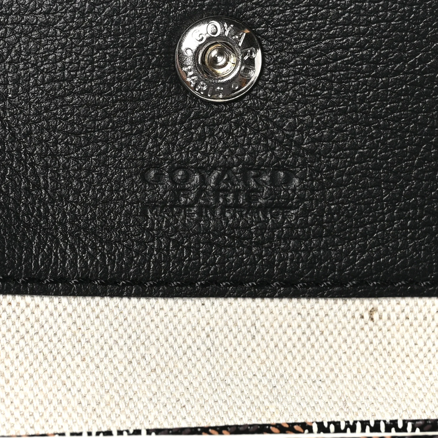 Goyardine Coeur Saint Louis PM Black