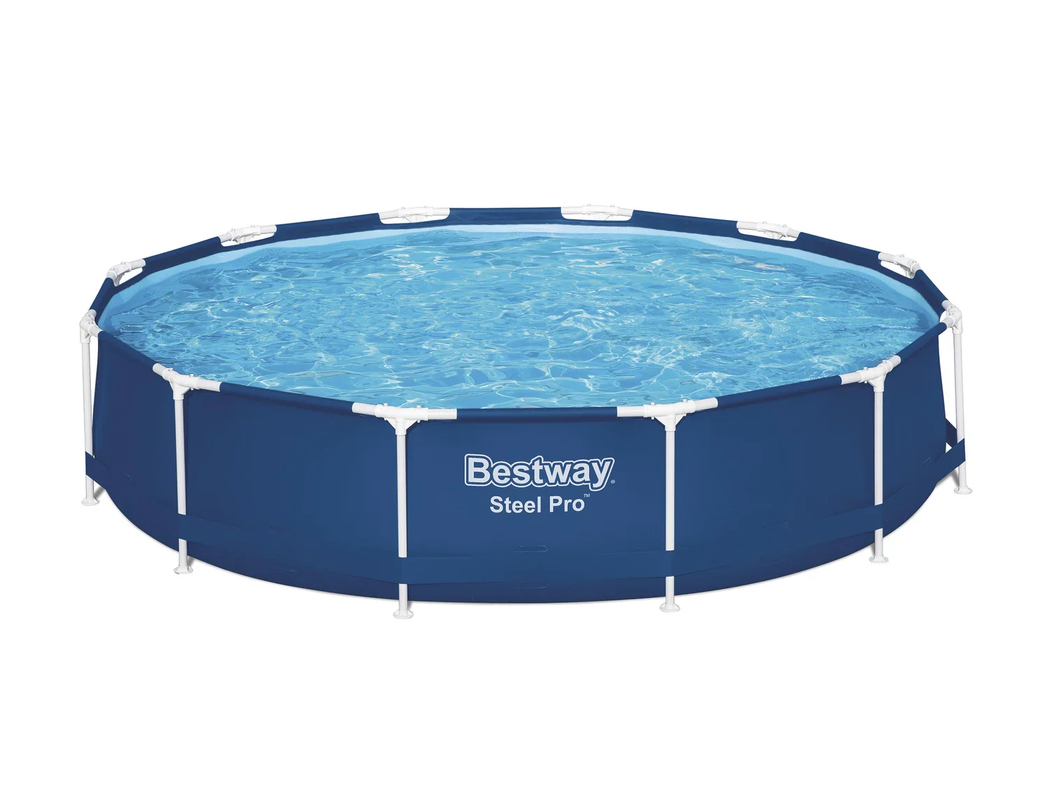 Bestway Kit de piscine complet Steel Pro Frame Pool-Set avec pompe de filtration  366 x 84 cm
