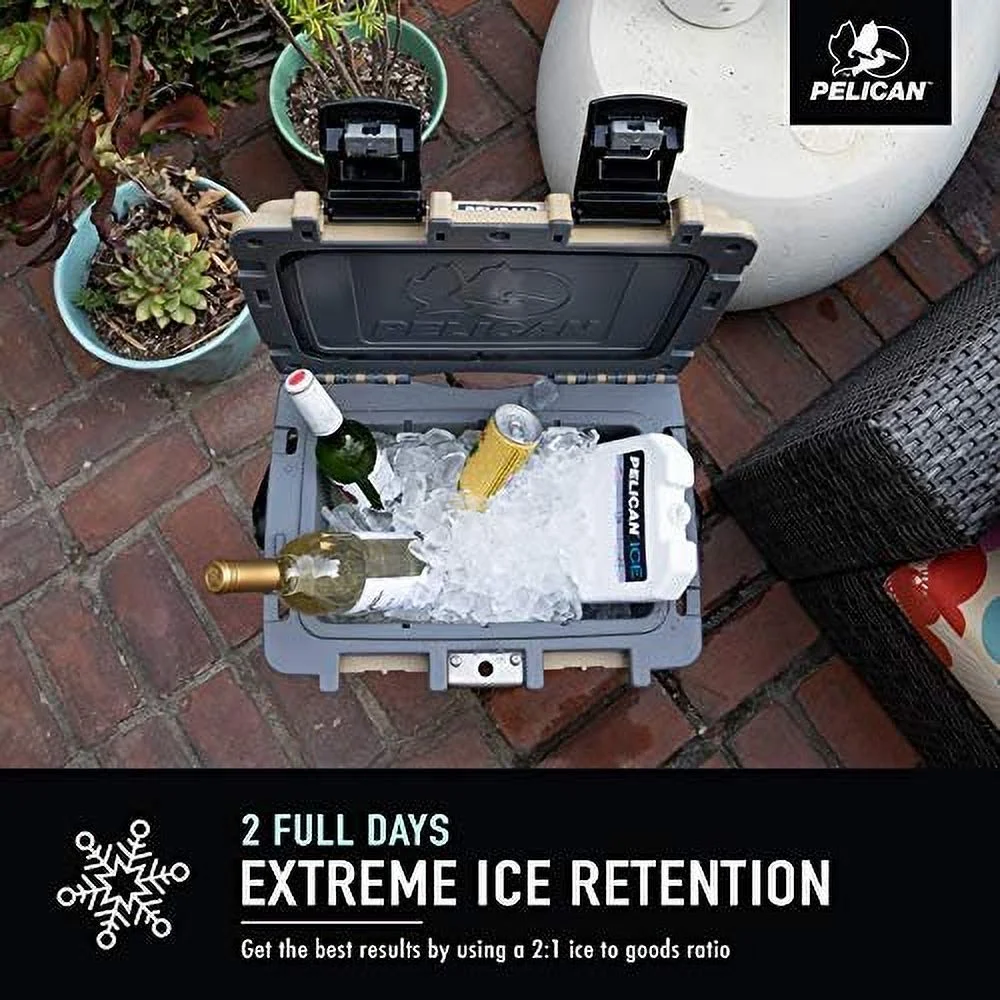 20QT Elite Cooler Dark Grey/Green 15 Can or 4 Wine Bottle Capacity with Ice 2 Day Ice Retention Guaranteed for Life(Grey/Green) - Image 7
