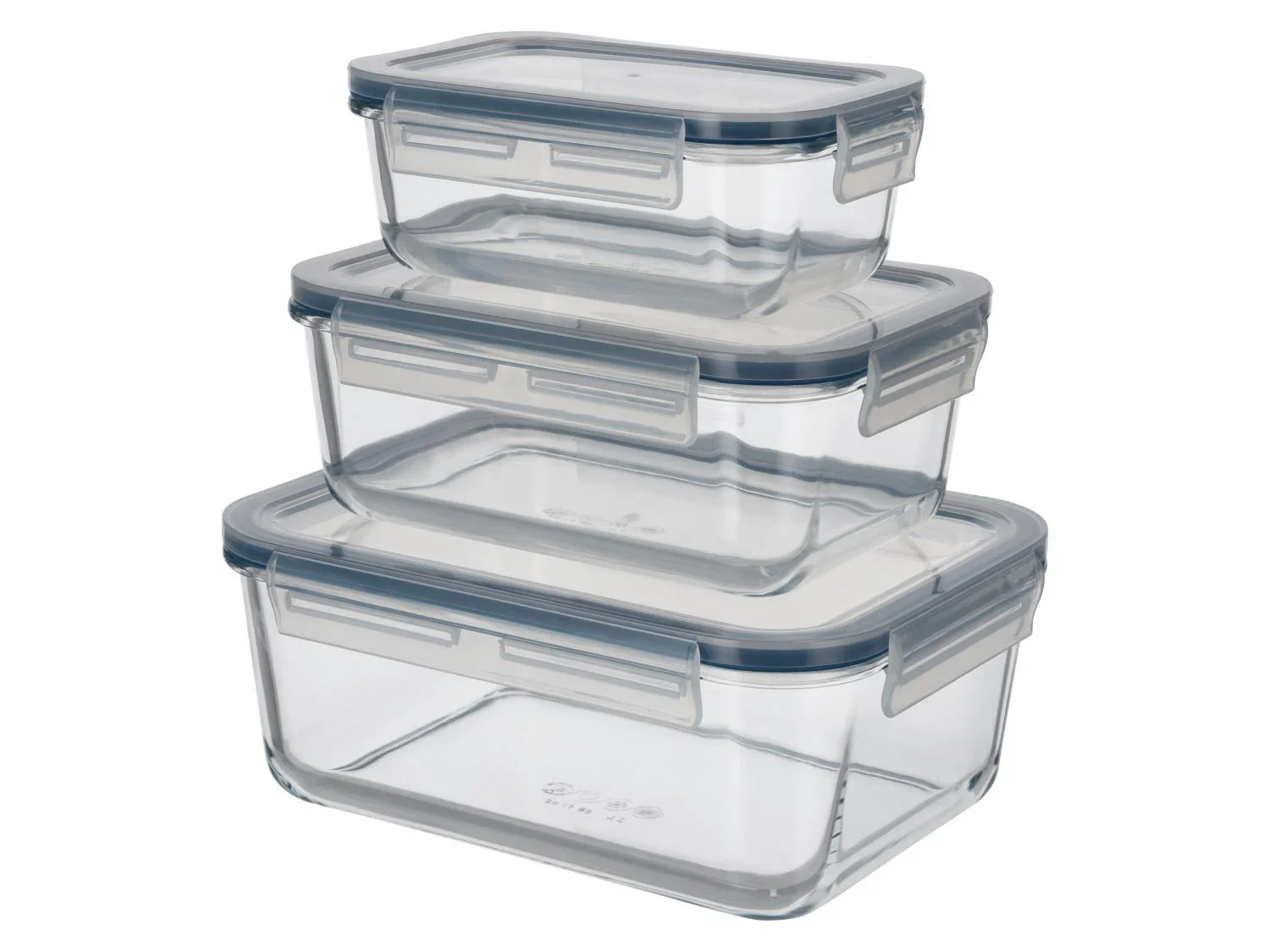 SILVERCREST Lot de 3 botes de conservation