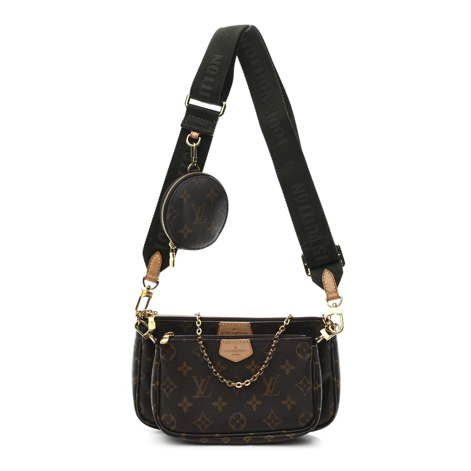 Monogram Multi Pochette Accessories Kaki