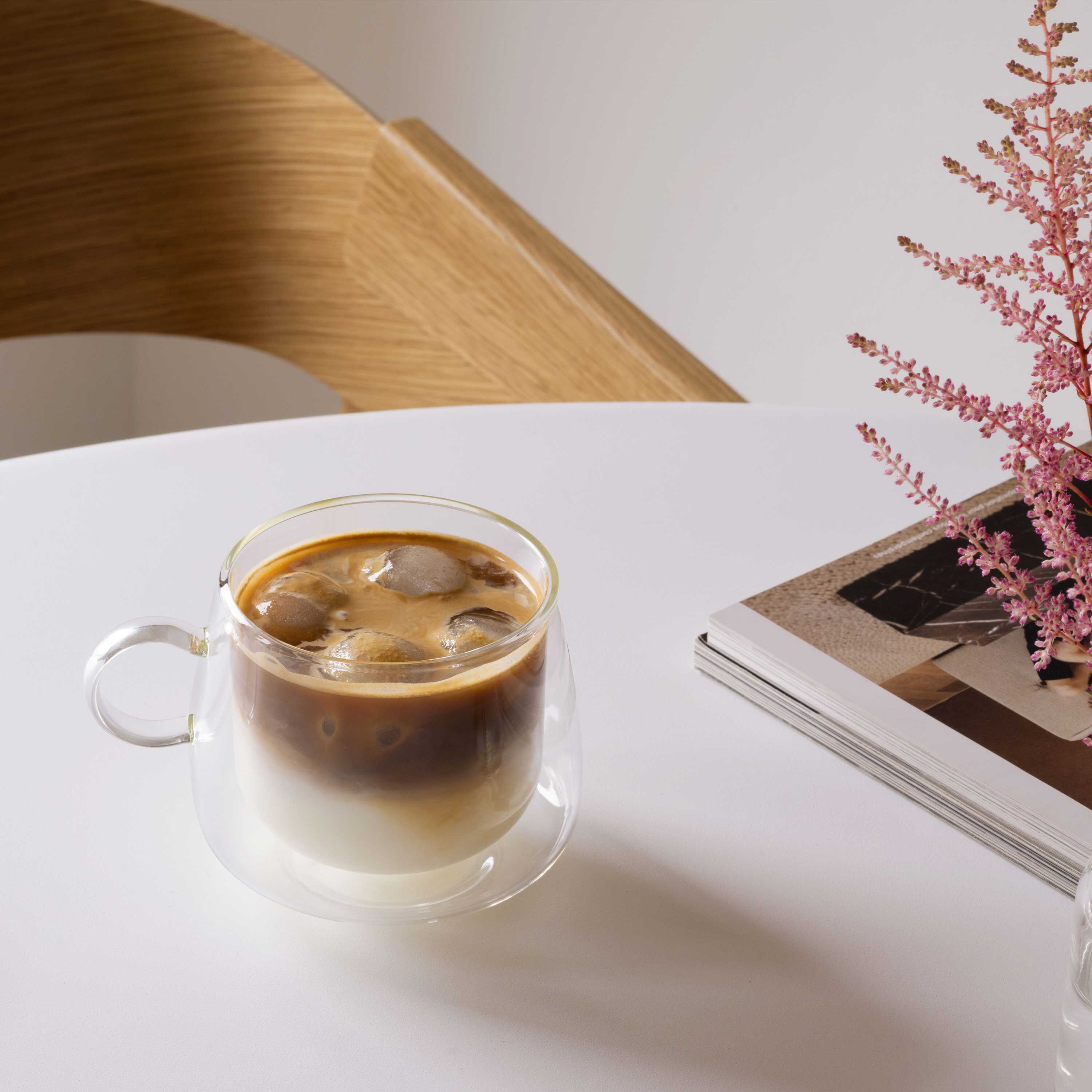 Artesano Glass cappuccino cup - Clear, 8.5 oz, borosilicate glass