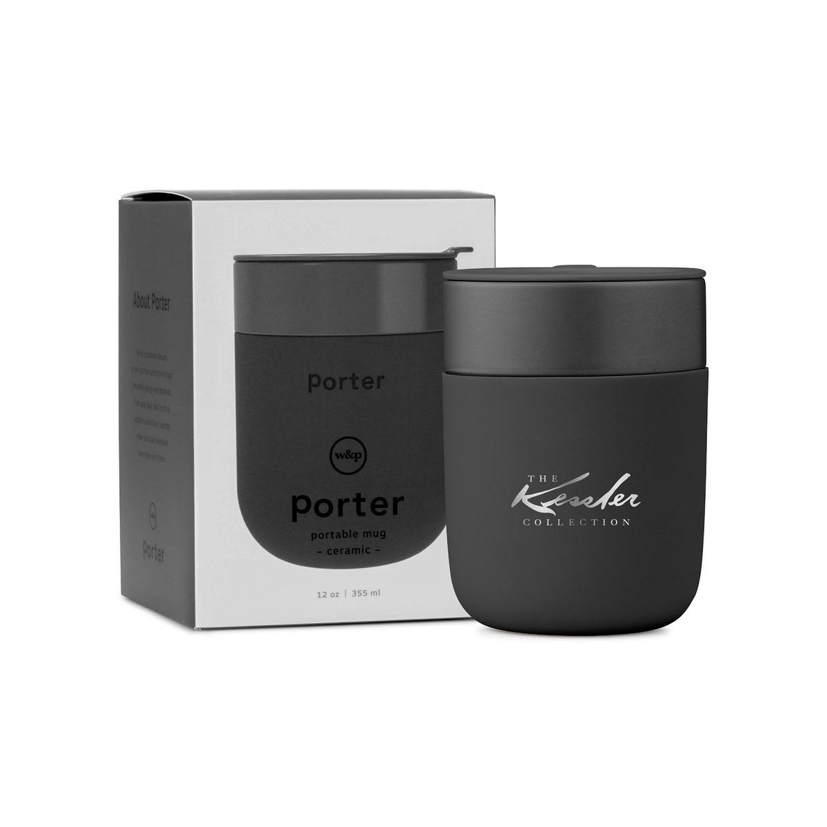 Porter Ceramic To-Go Mug - Charcoal