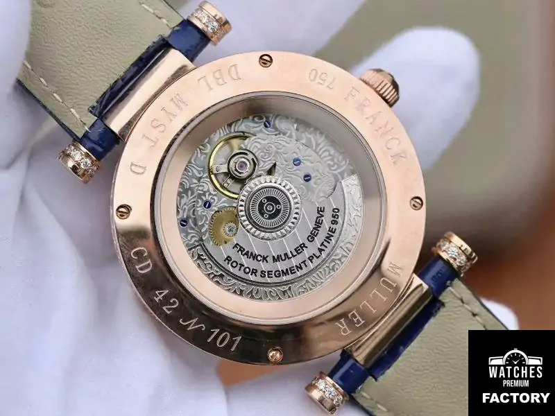 Franck Muller Double Mystery D 3R CD 42 Rose Gold Diamond Dial