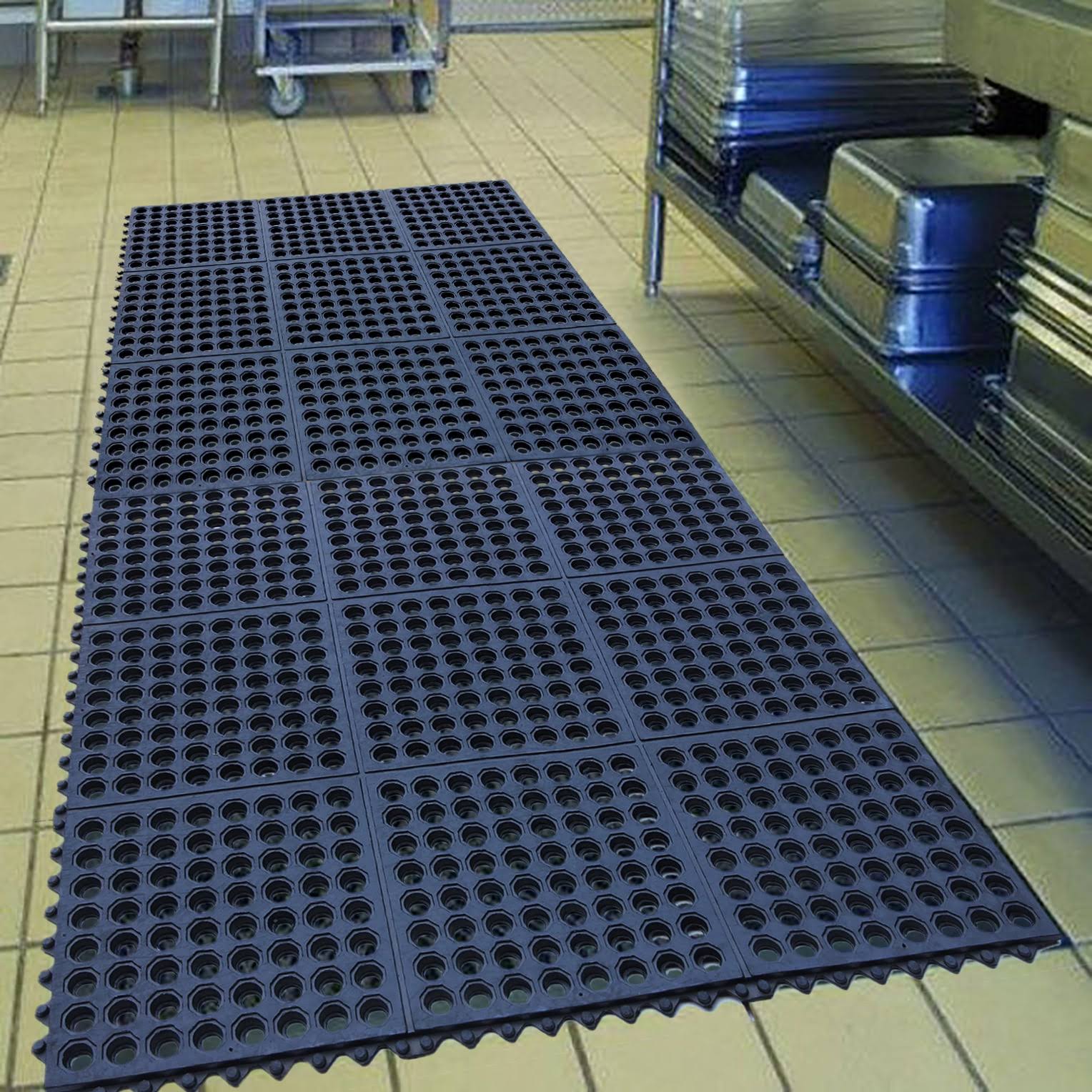 Project Source Doormats Black Rectangular Outdoor Door Mat