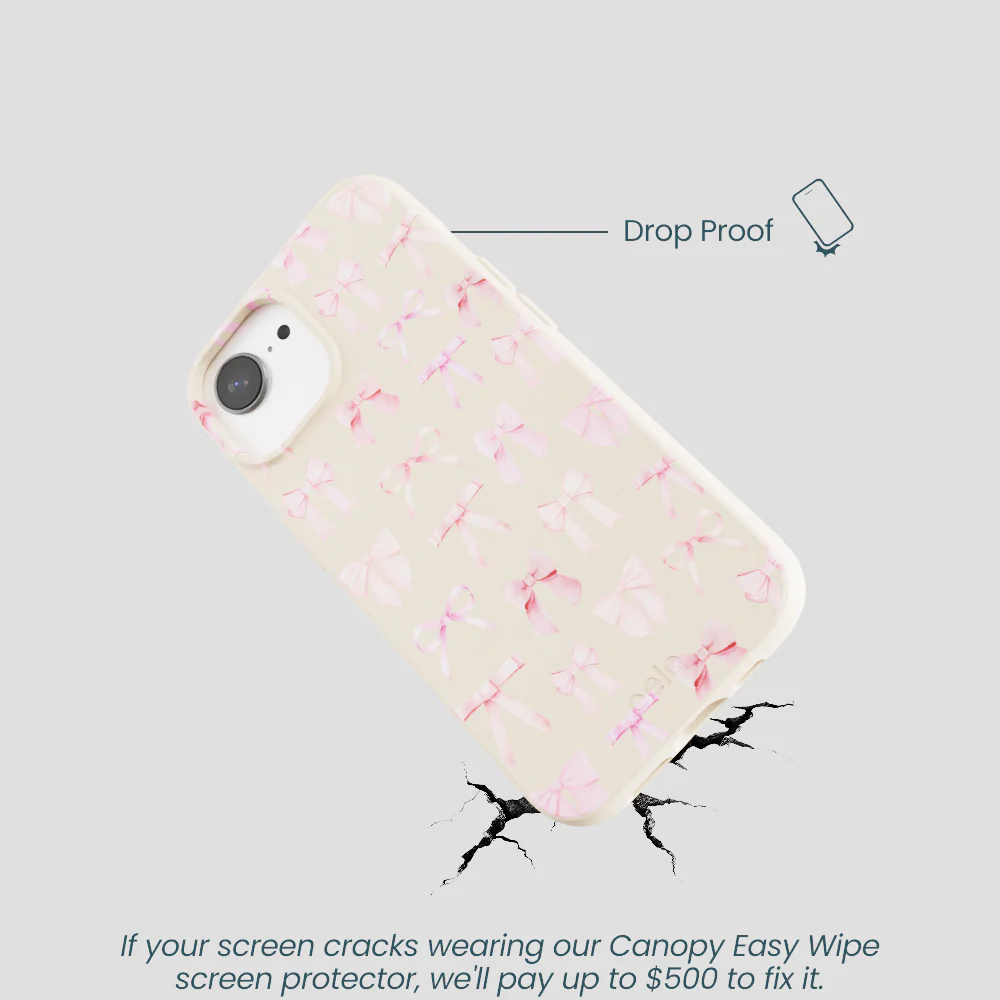 Seashell Rosy Bows iPhone 16e/17e Case