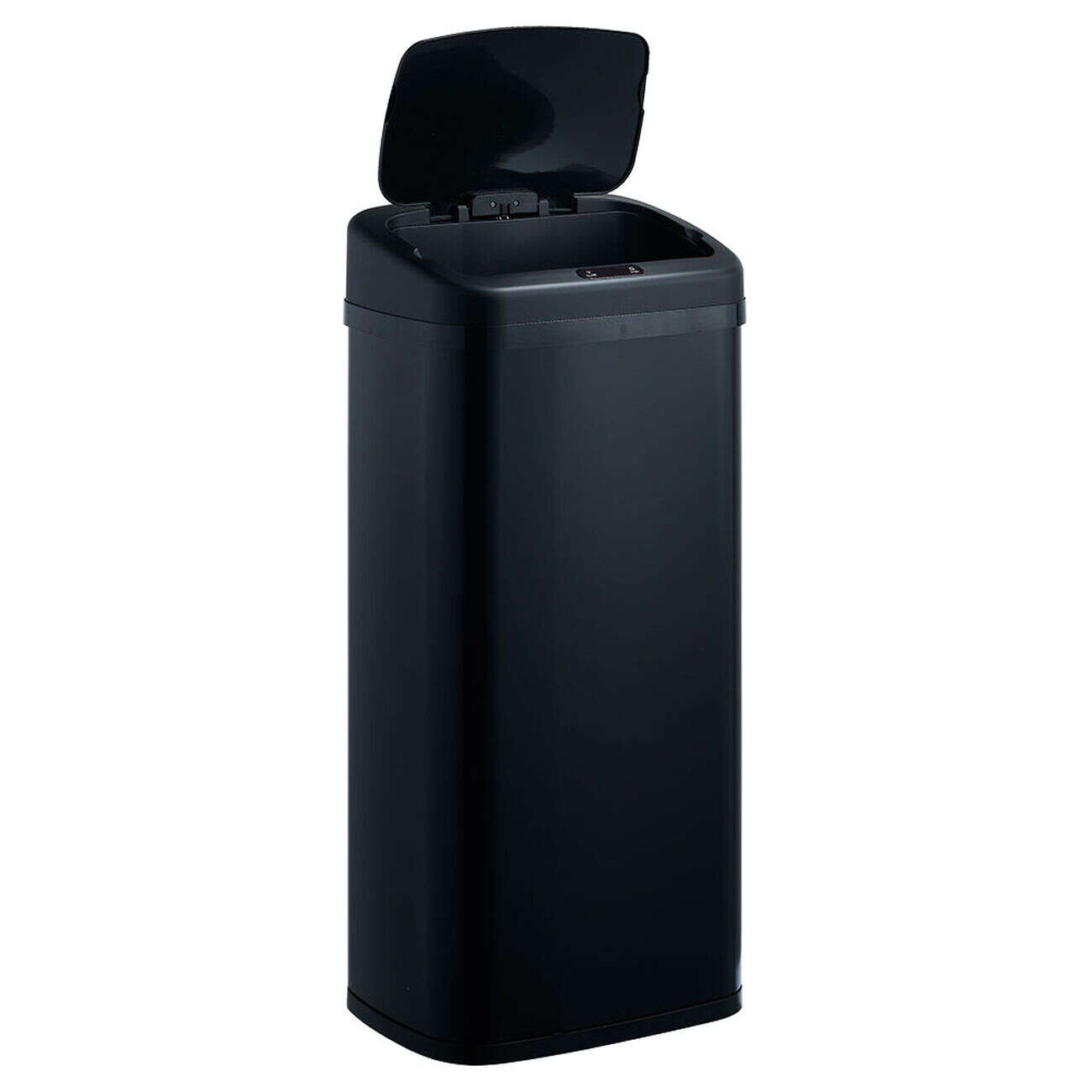 Poubelle automatique noir mat 40 L