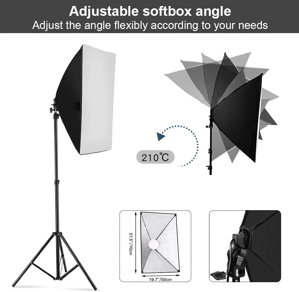 MOUNTDOG Softbox Lighting Kit. 2x19.7x27.5