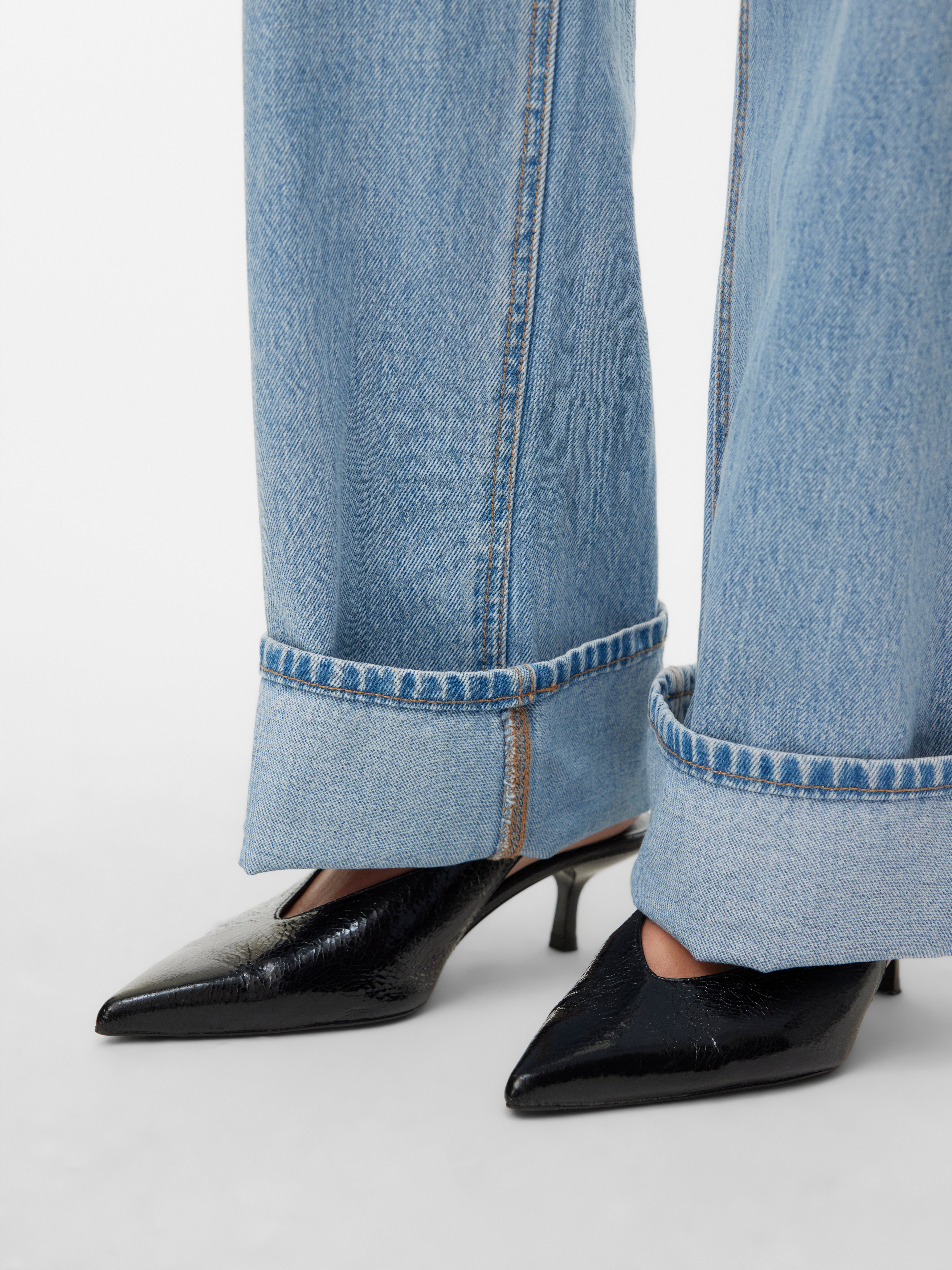 VERO MODA® AWRENA Mid rise Wide Leg Fit Jeans
