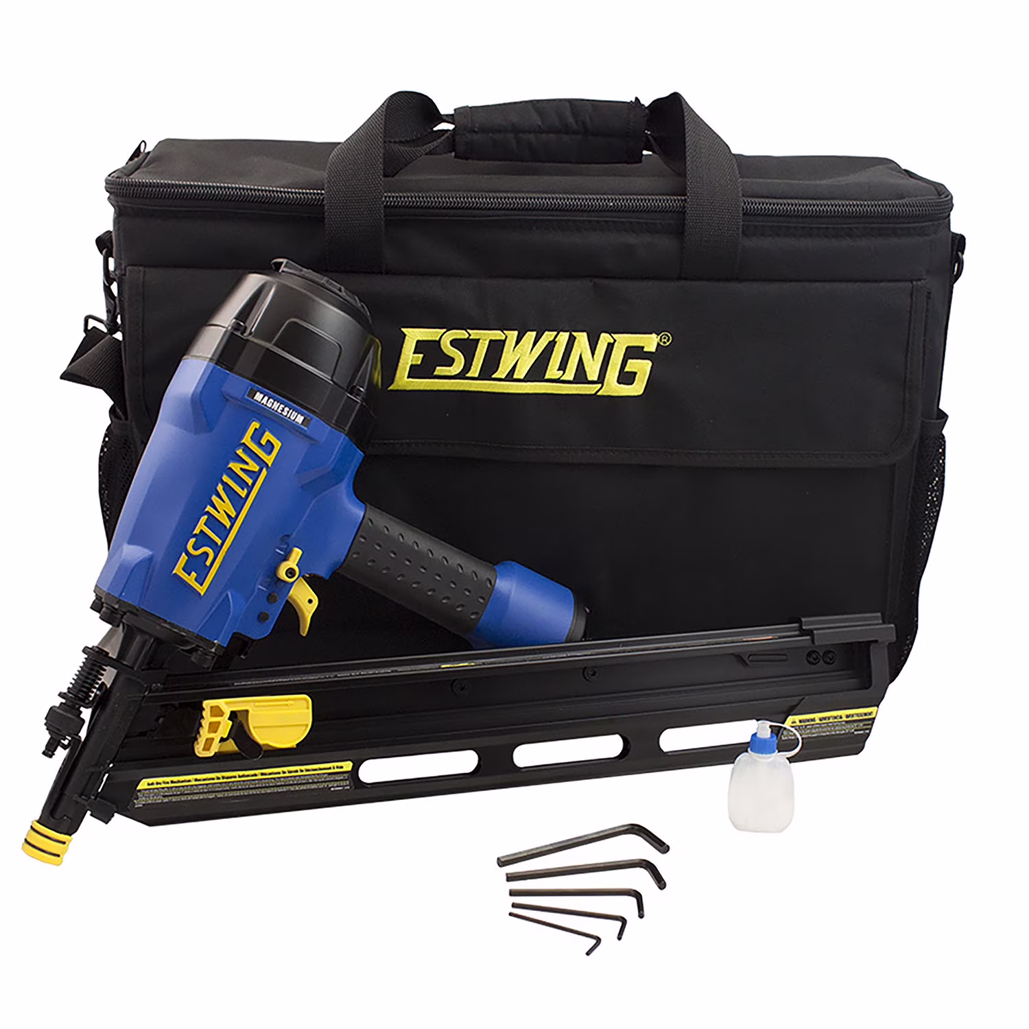 Estwing EFR3490 Pneumatic 34 Degree 3-1/2 Clipped Head Framing Nailer with Bag
